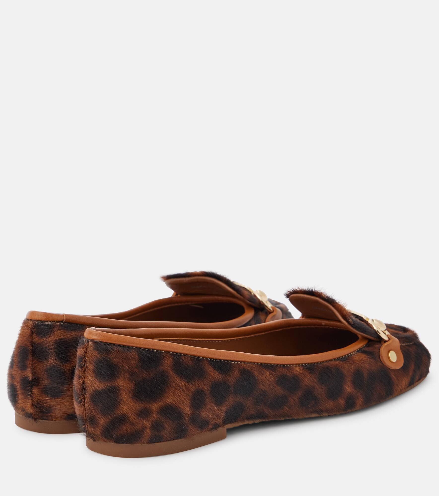 Signature calf hair ballet flats - 3