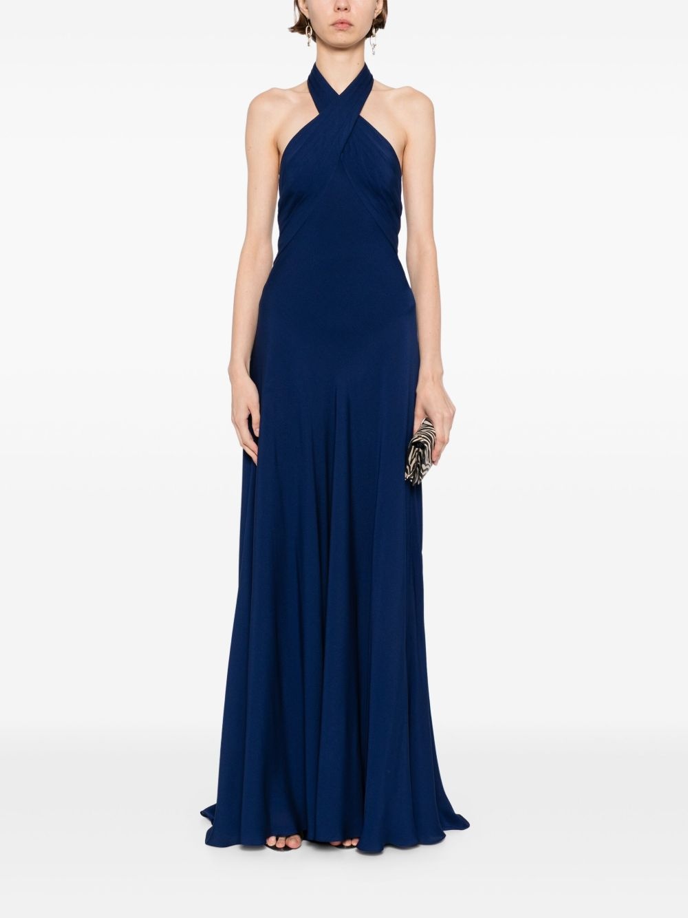 silk long dress - 2