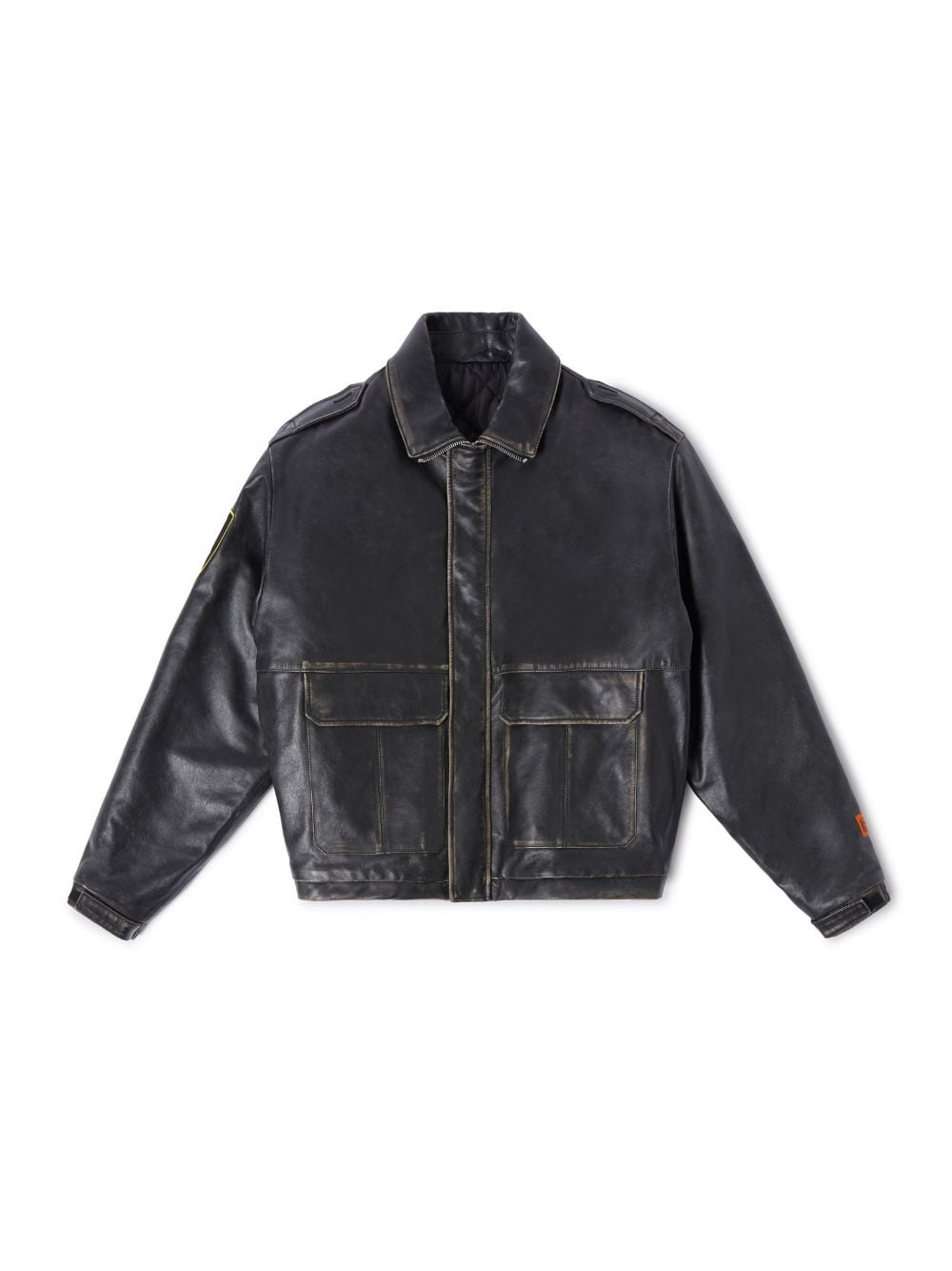 Hp Eagle Leather Police Jkt - 1