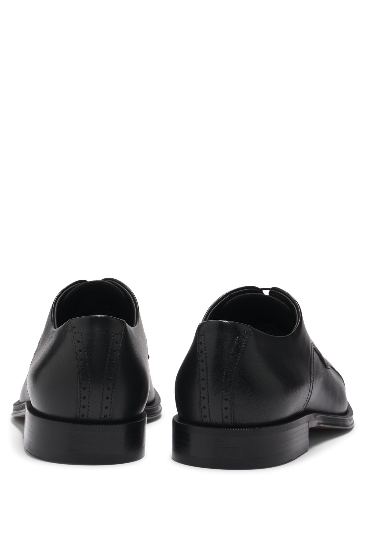 ITALIAN-LEATHER DERBY SHOES WITH CAP TOE - 5