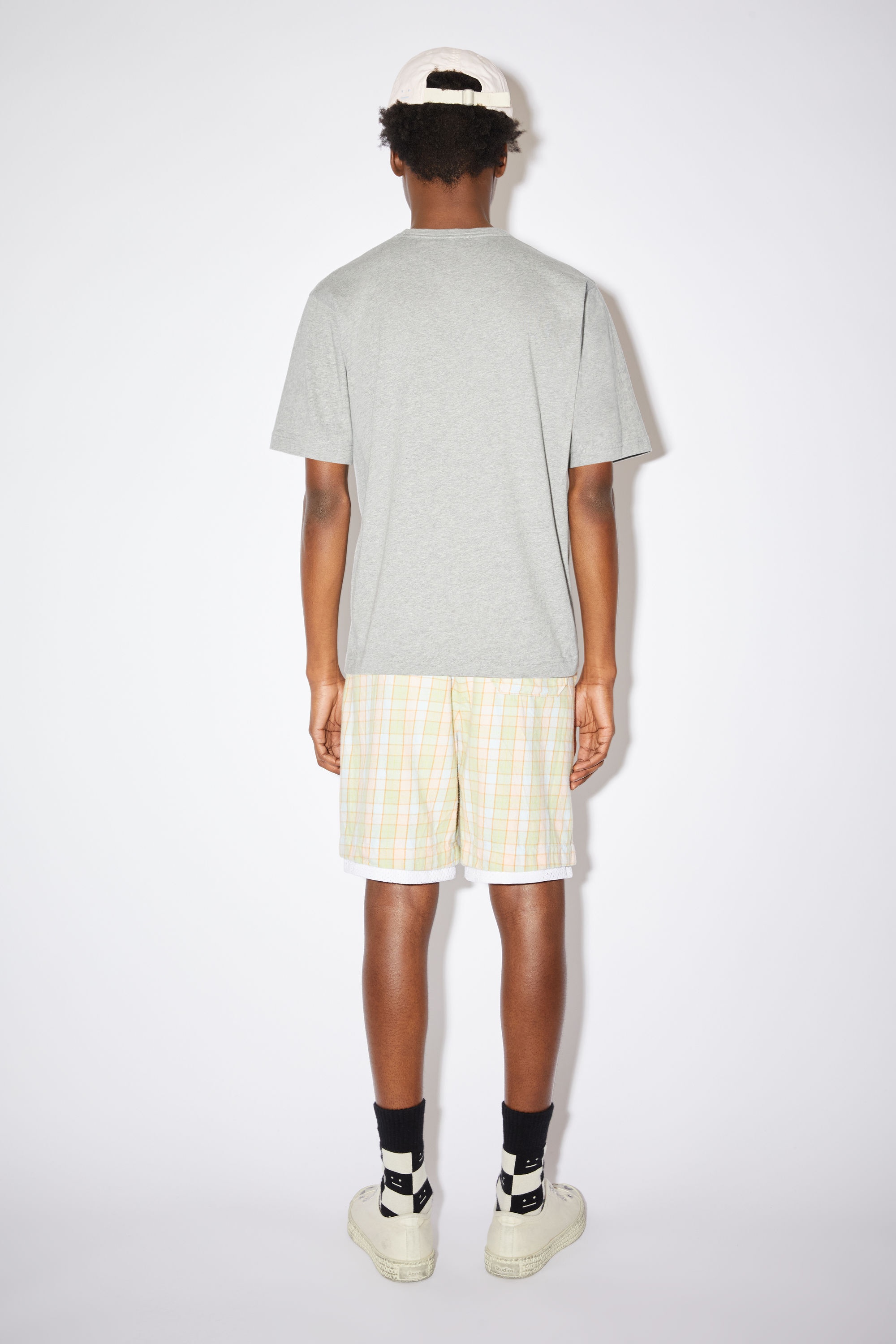 Crew neck t-shirt - Regular fit - Light Grey Melange - 3