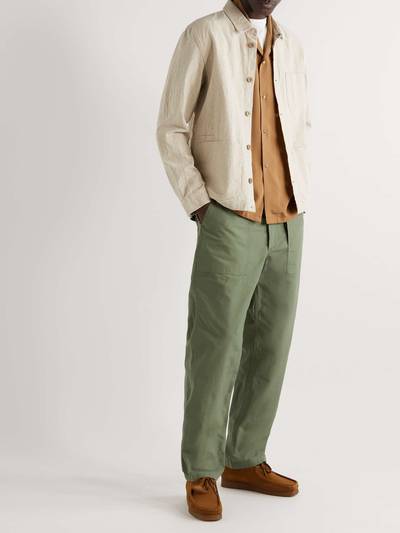 Engineered Garments Fatigue Straight-Leg Canvas Trousers outlook