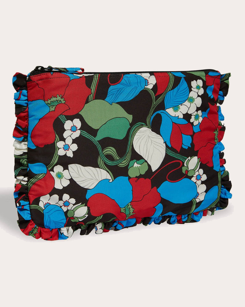 La DoubleJ Hand Printed Faille Pochette outlook