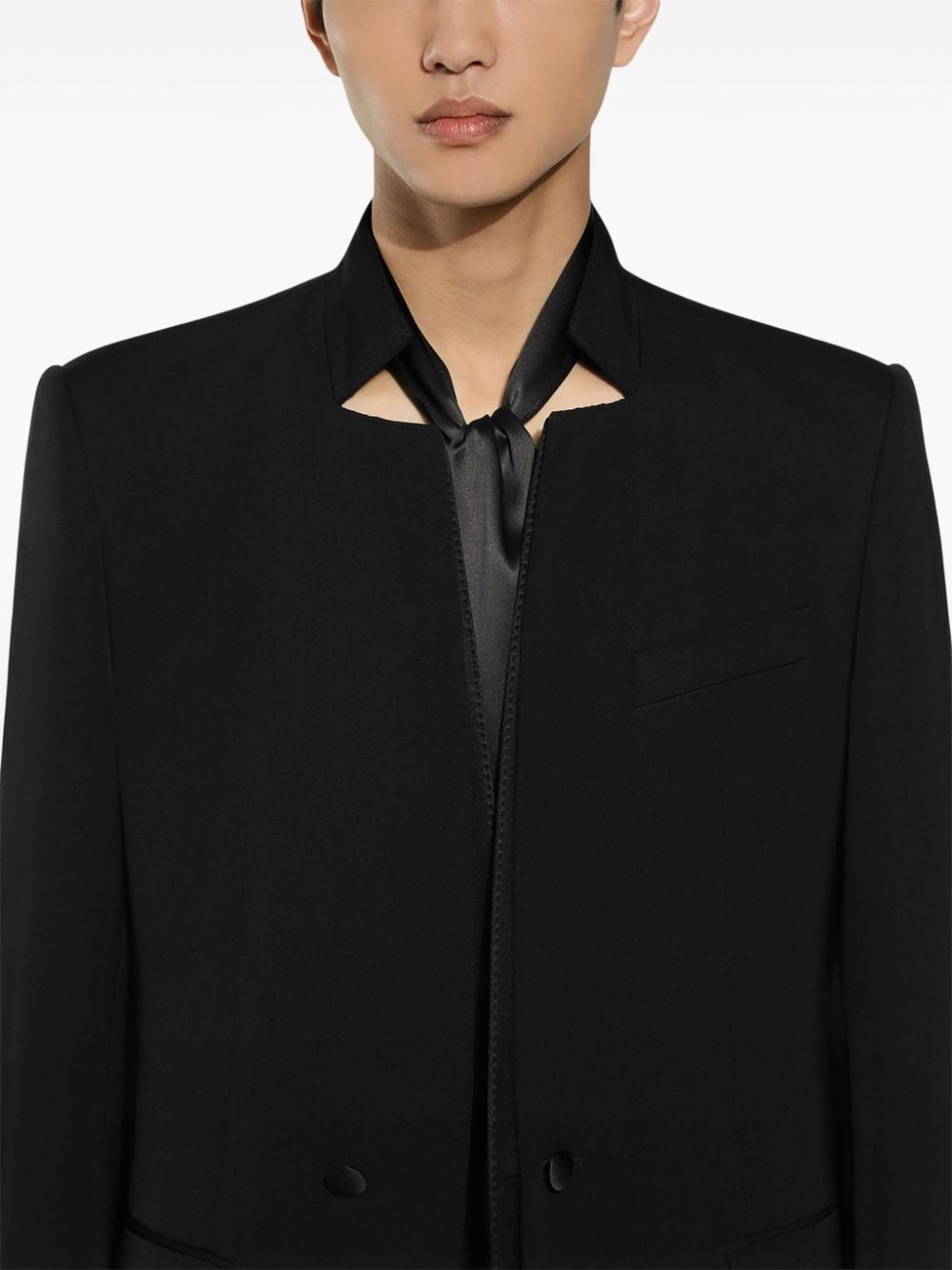 single-breasted blazer - 5