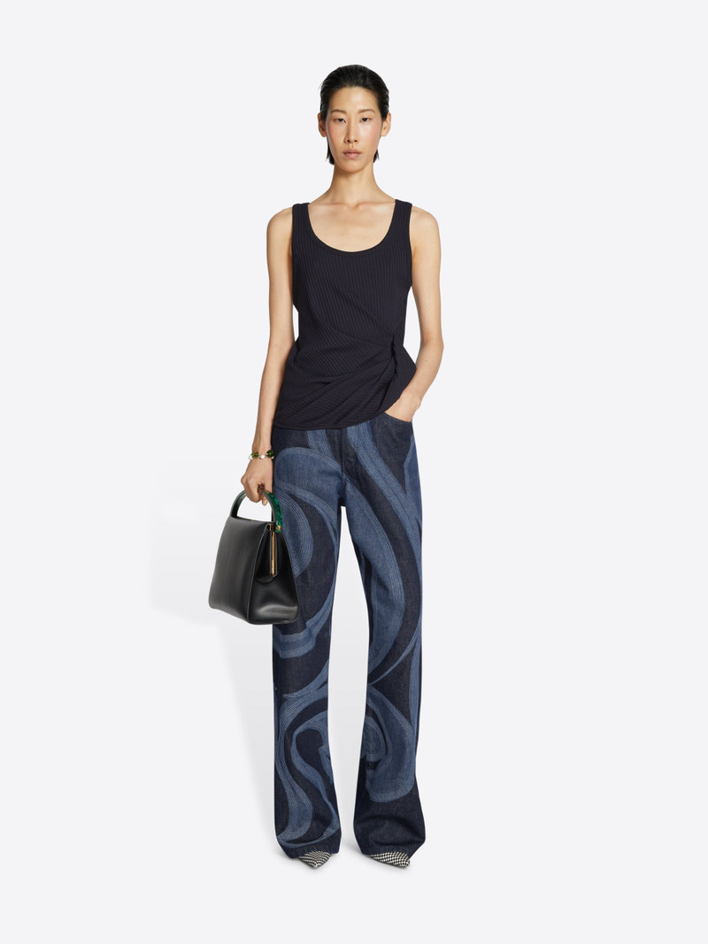 Dries Van Noten EMBROIDERED JEANS outlook