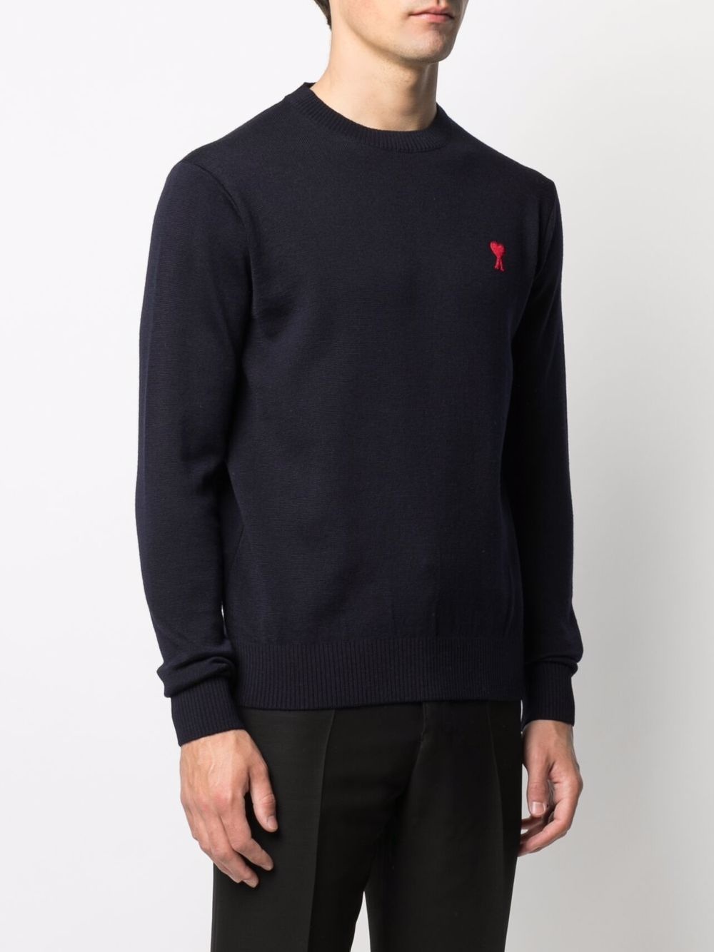 Ami de Coeur crew-neck jumper - 3