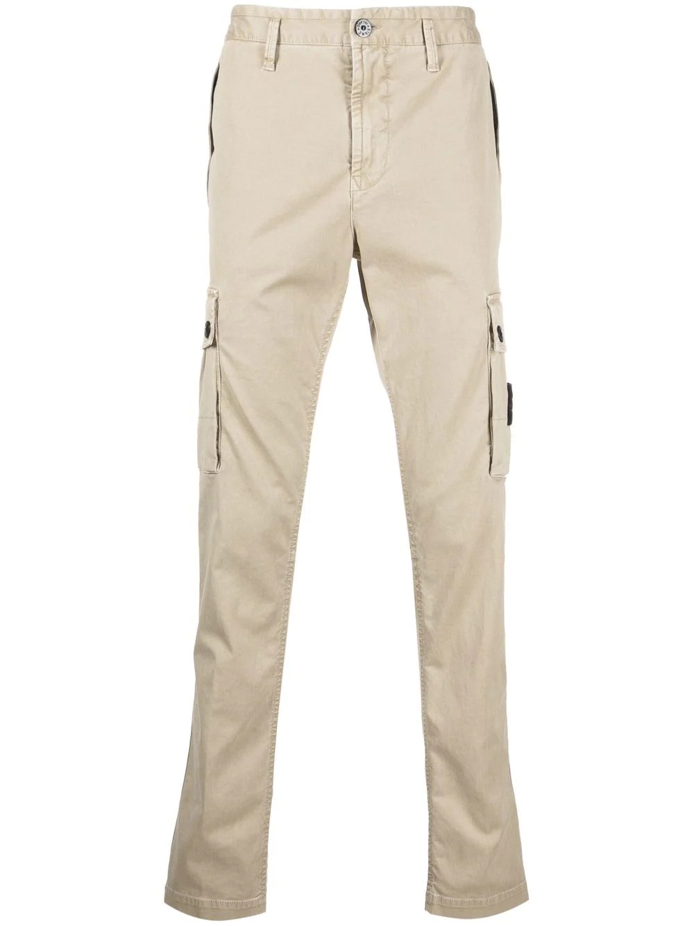 Compass-patch cargo trousers - 1