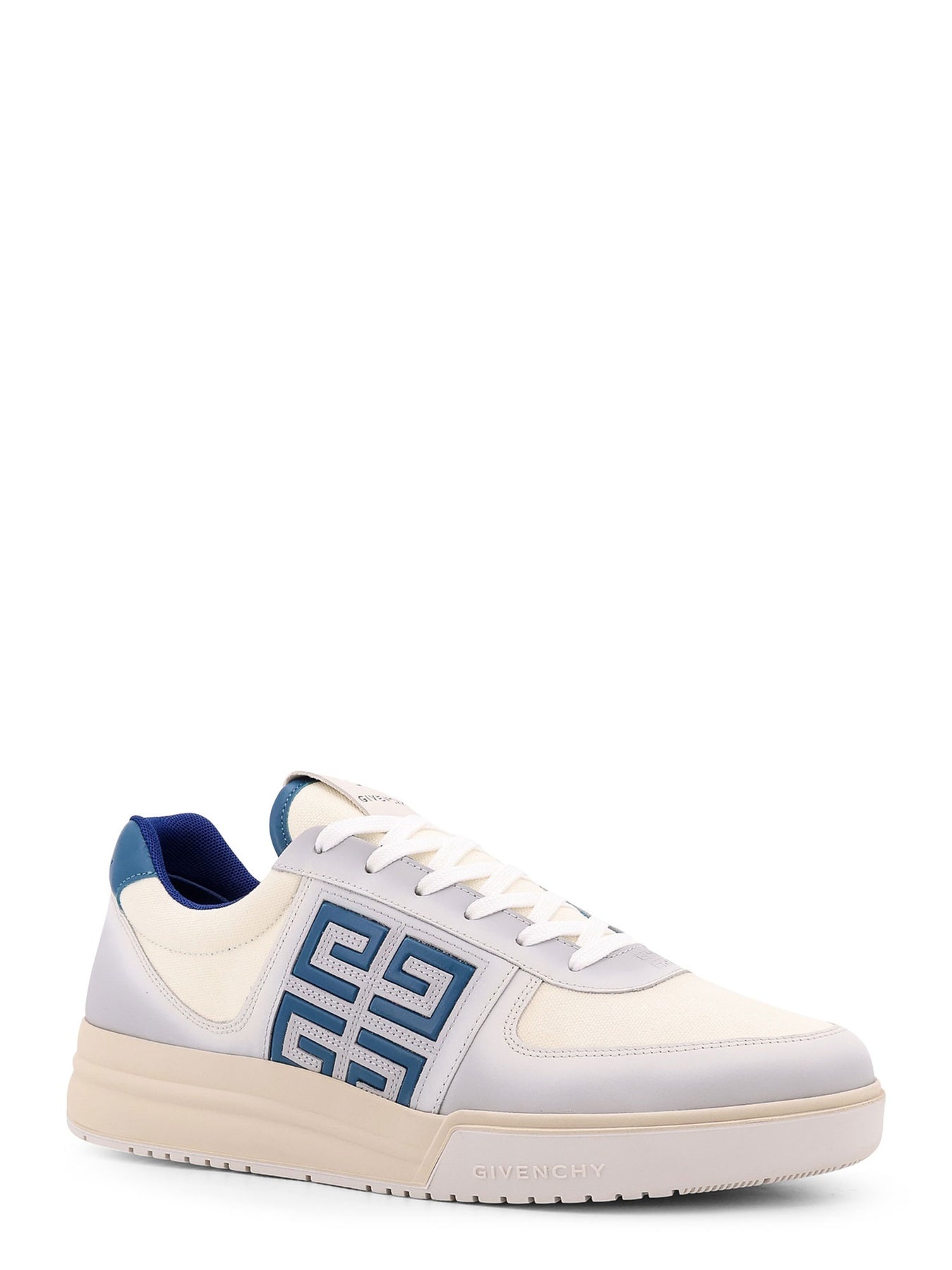 G4 Low-Top canvas and leather sneakers with iconic detail - 2