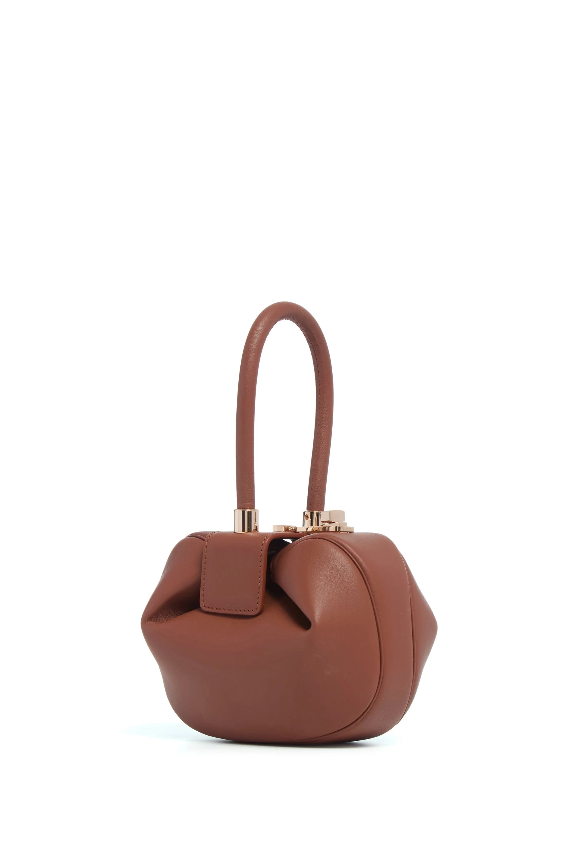 Demi Bag in Cognac Nappa Leather - 1