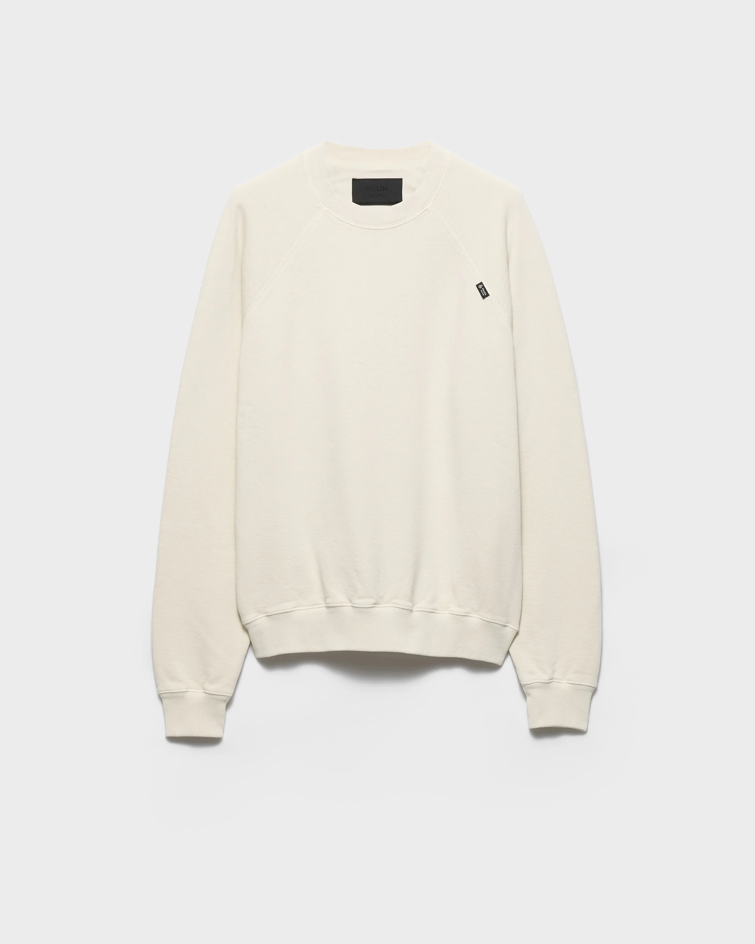 Cotton crew-neck sweatshirt - 1