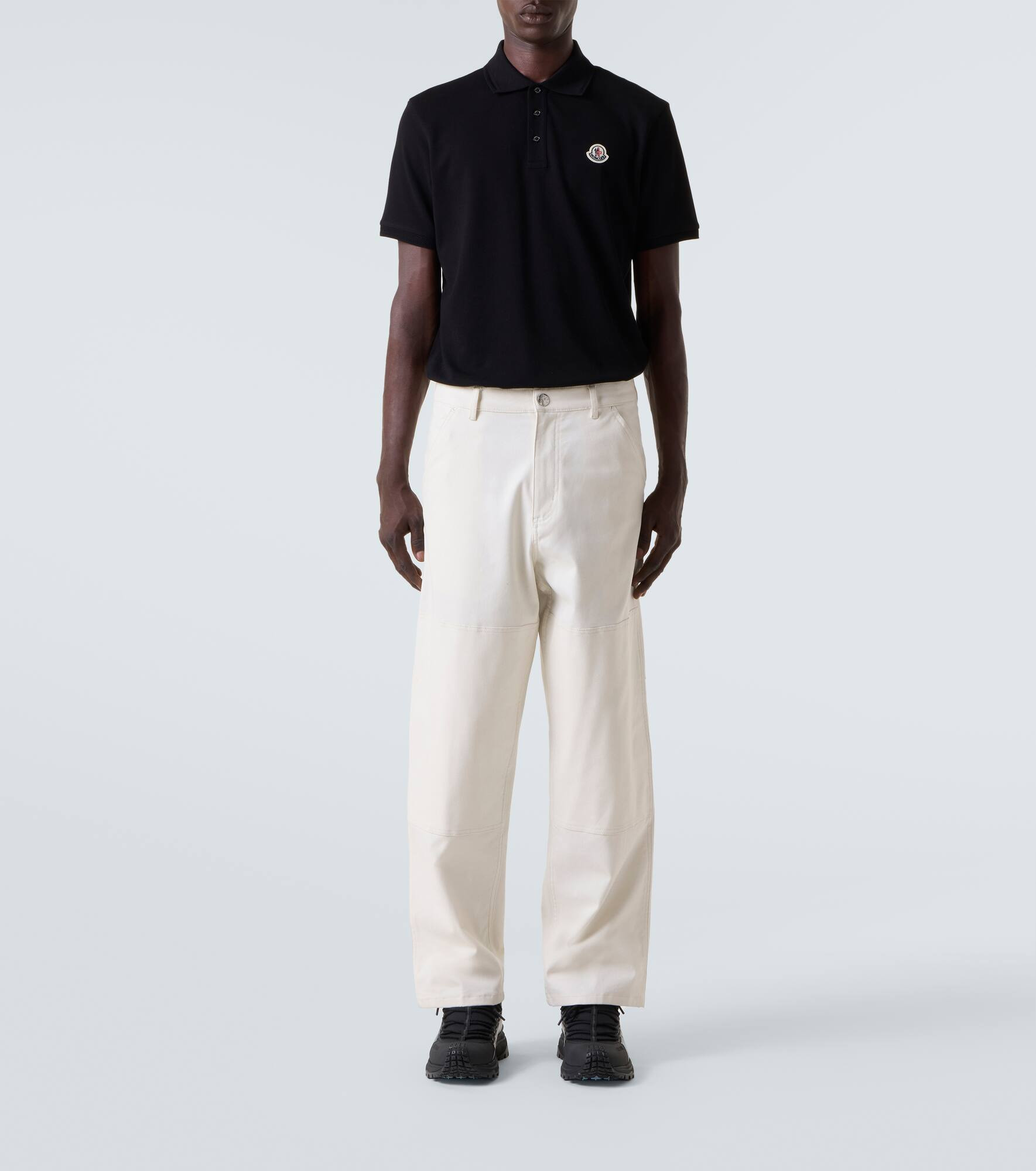 Logo cotton piqué polo shirt - 2