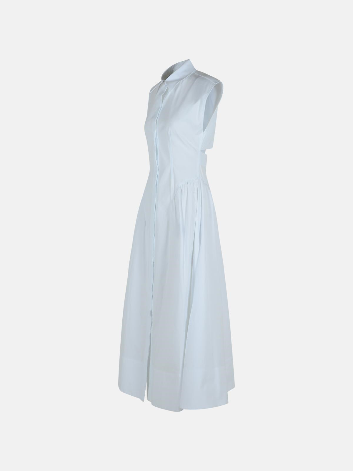 'FABIANA' WHITE COTTON DRESS - 2