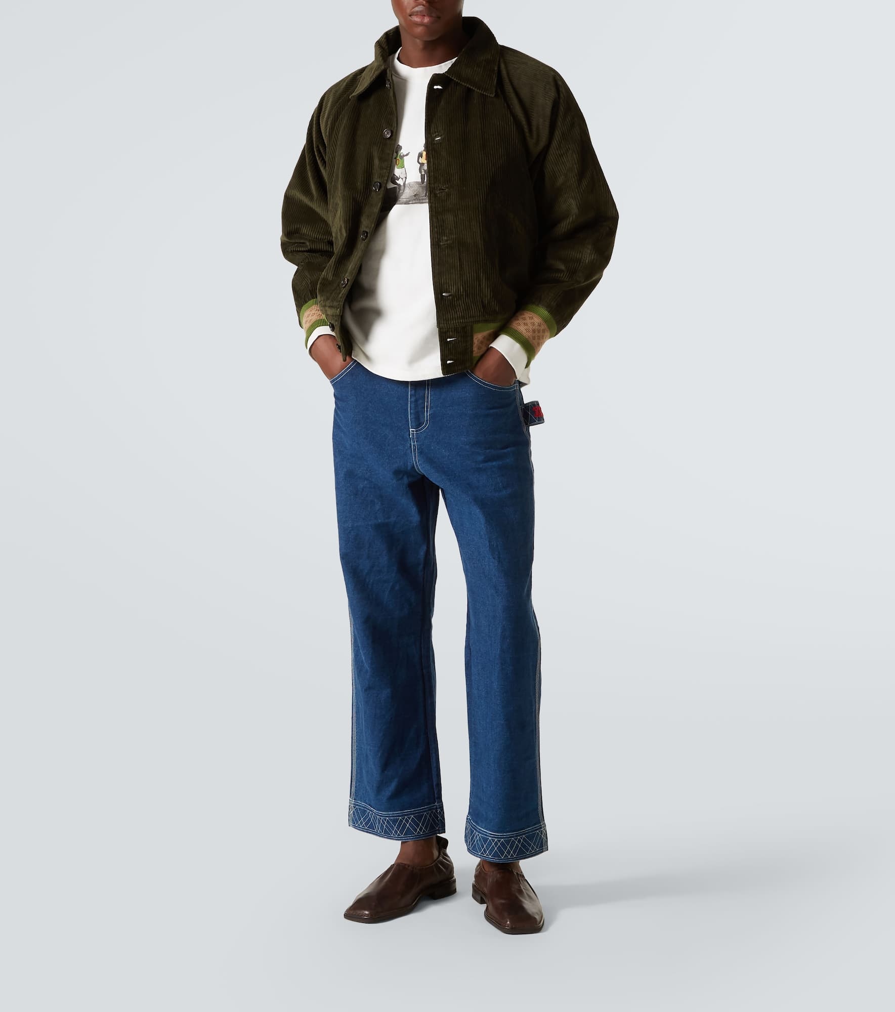 Finish Line patch-appliqué cotton sweatshirt - 2