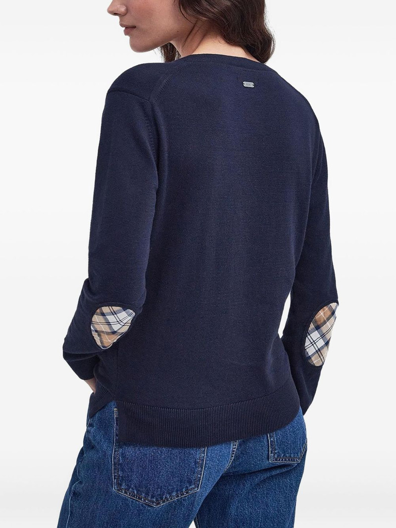 Barbour wool blend cardigan outlook