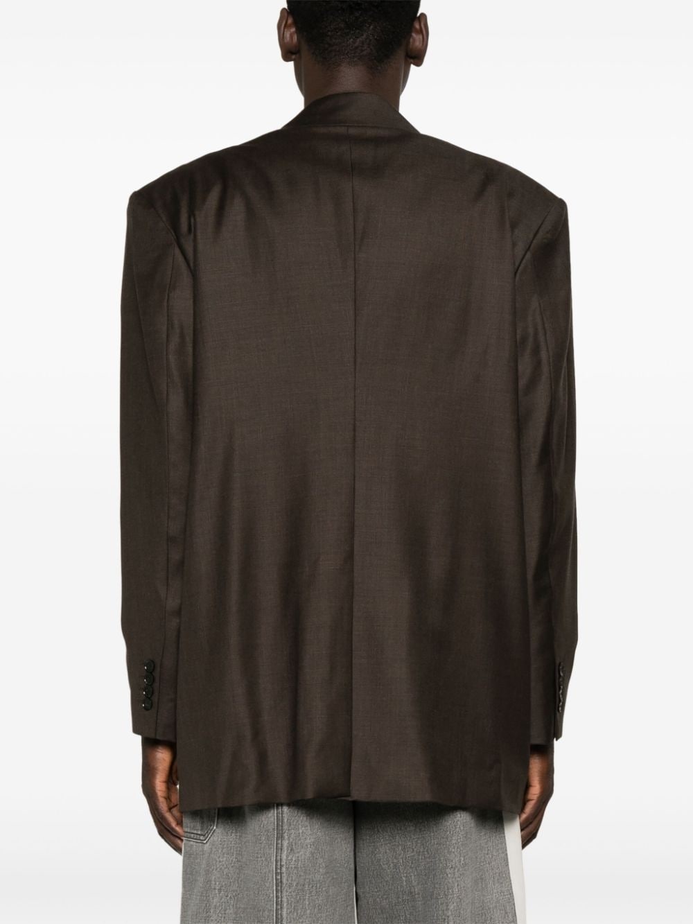 pintuck-detail blazer - 4