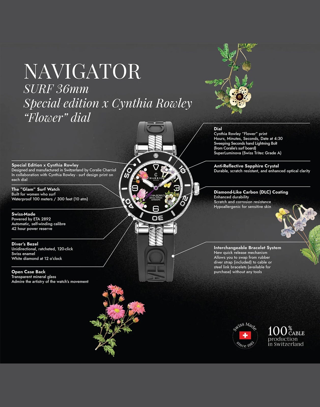 Navigator Surf Watch "Flower" - 3