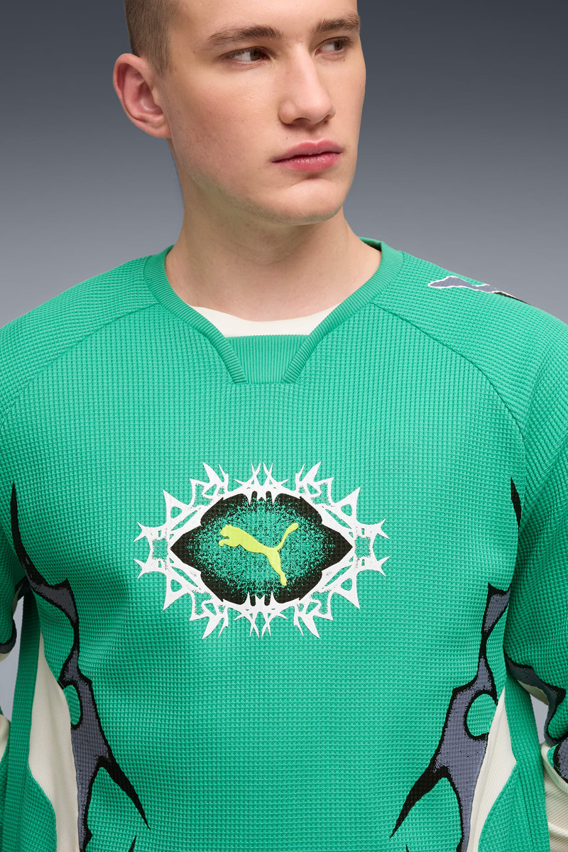 PUMATECH-X Men's Long Sleeve Waffle Shirt 4