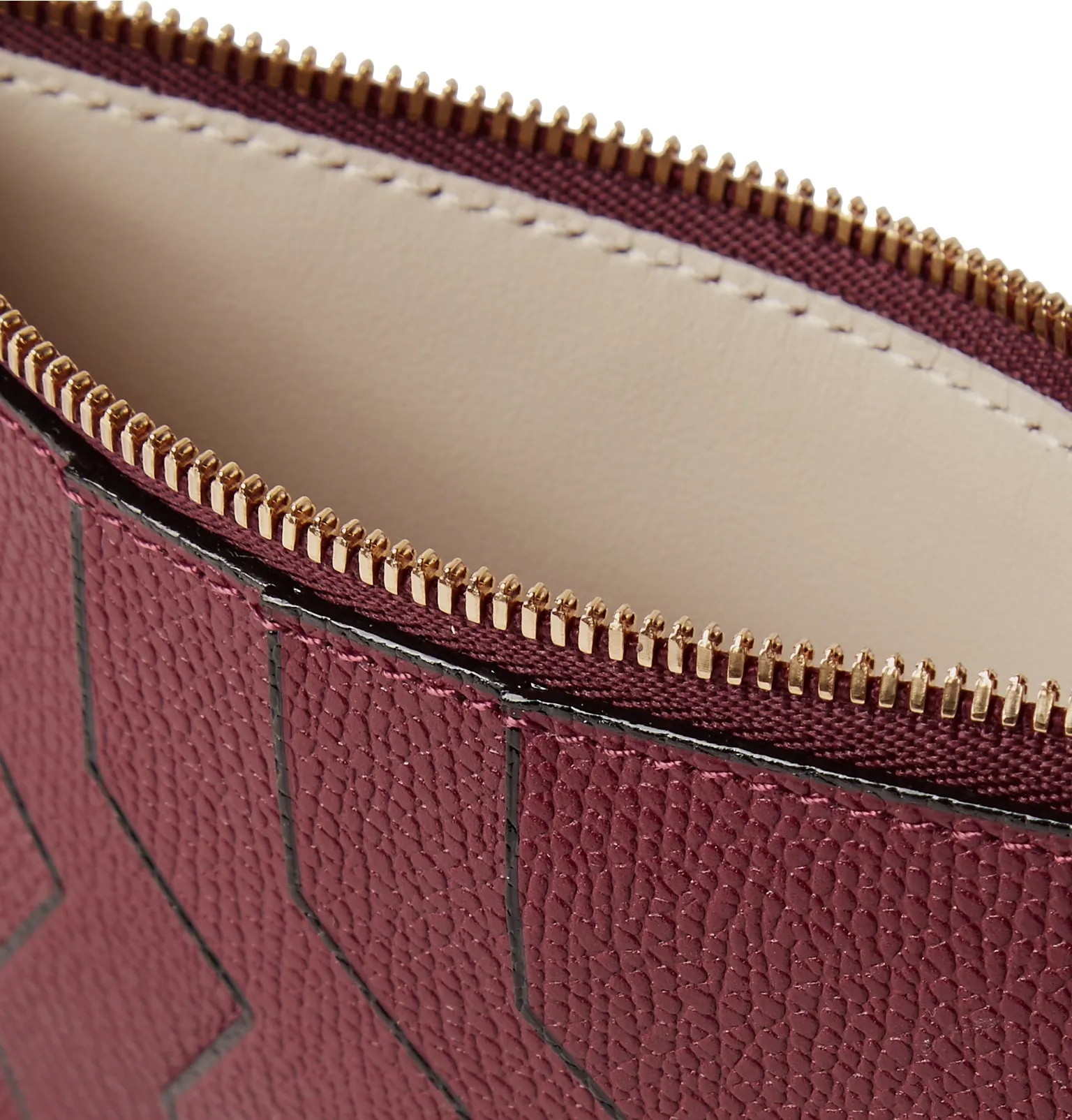 Full-Grain Leather Zipped Cardholder - 2