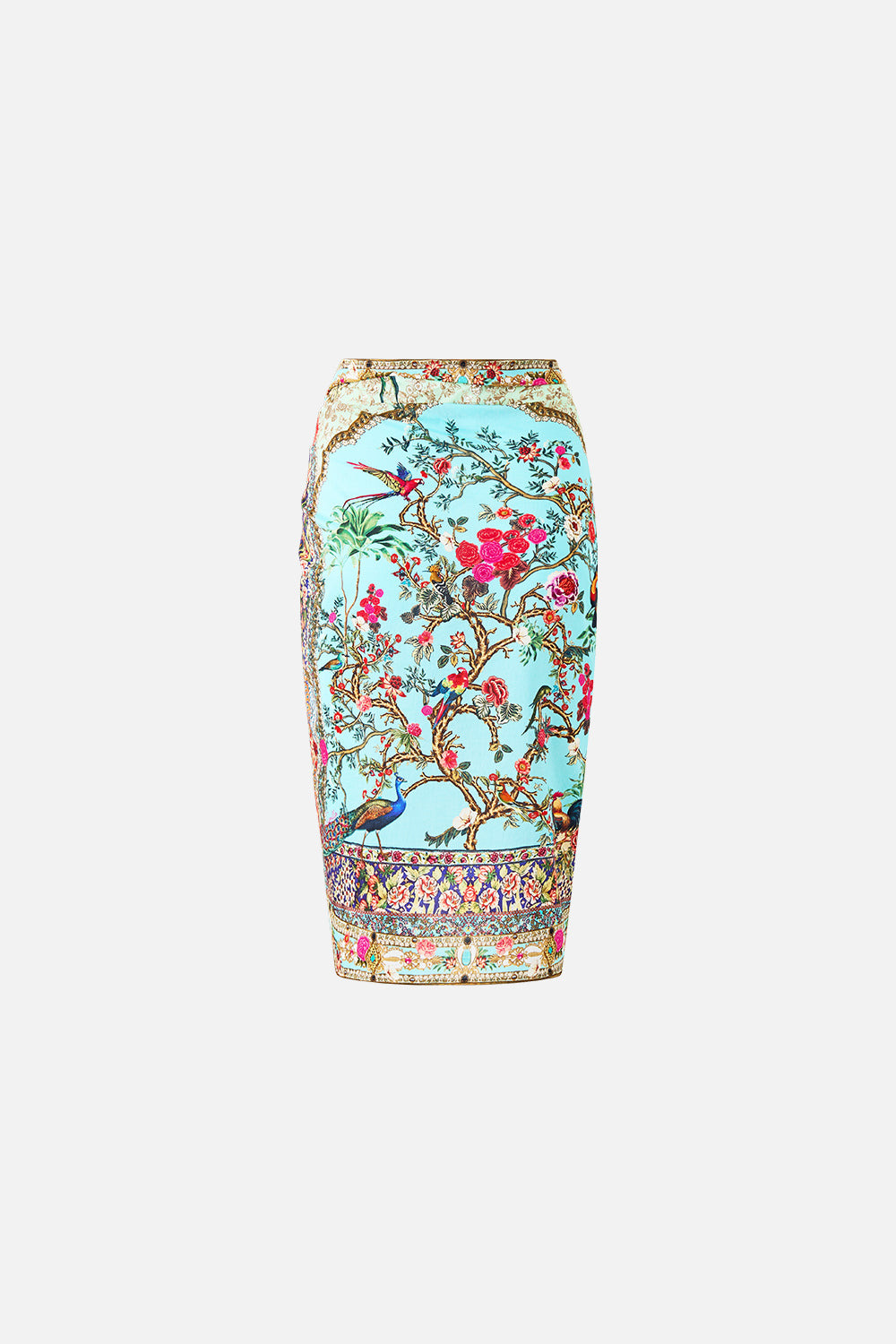 WOVEN SHORT SARONG WITH TASSELS - 2