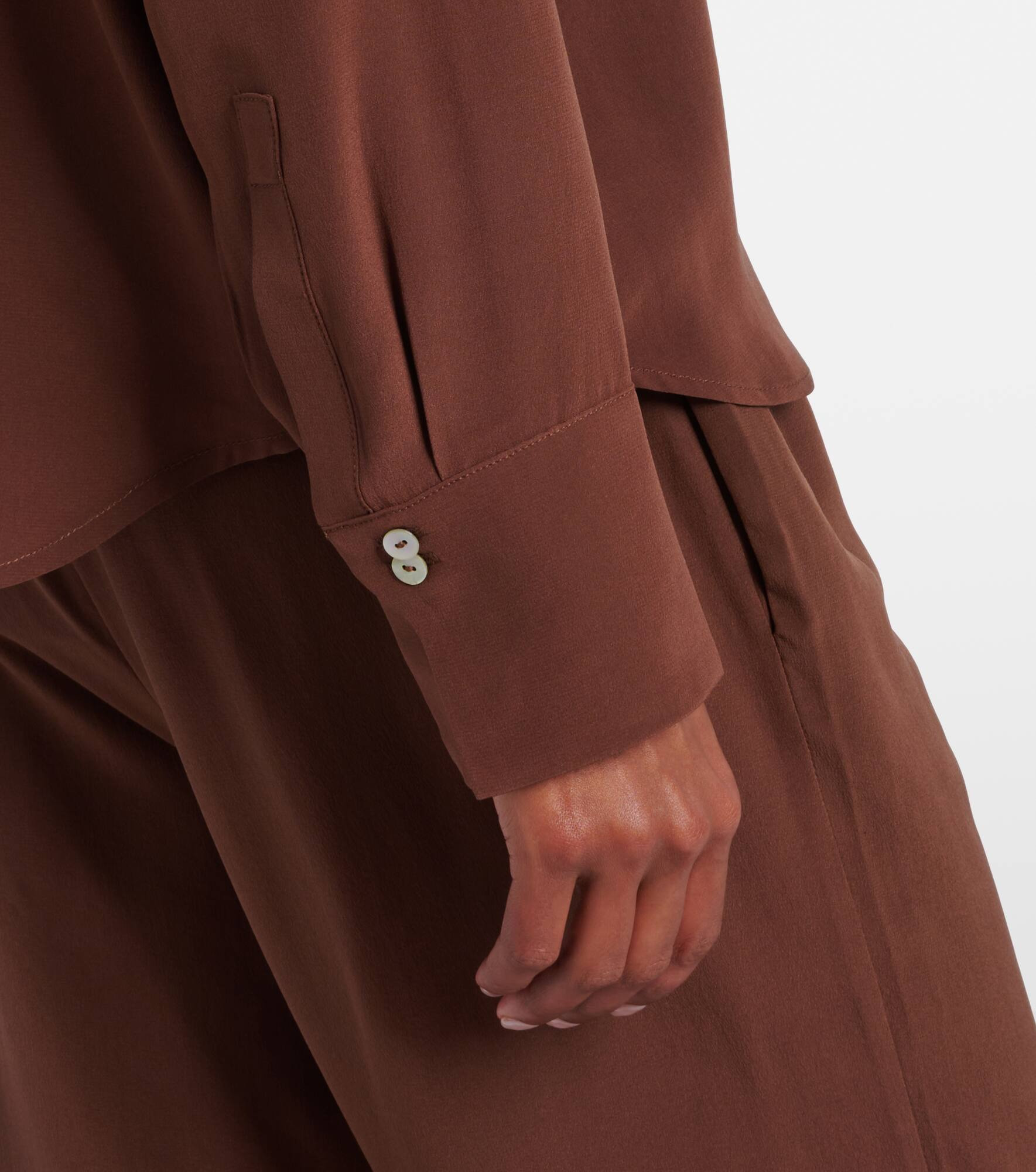 Remy silk crêpe shirt - 5