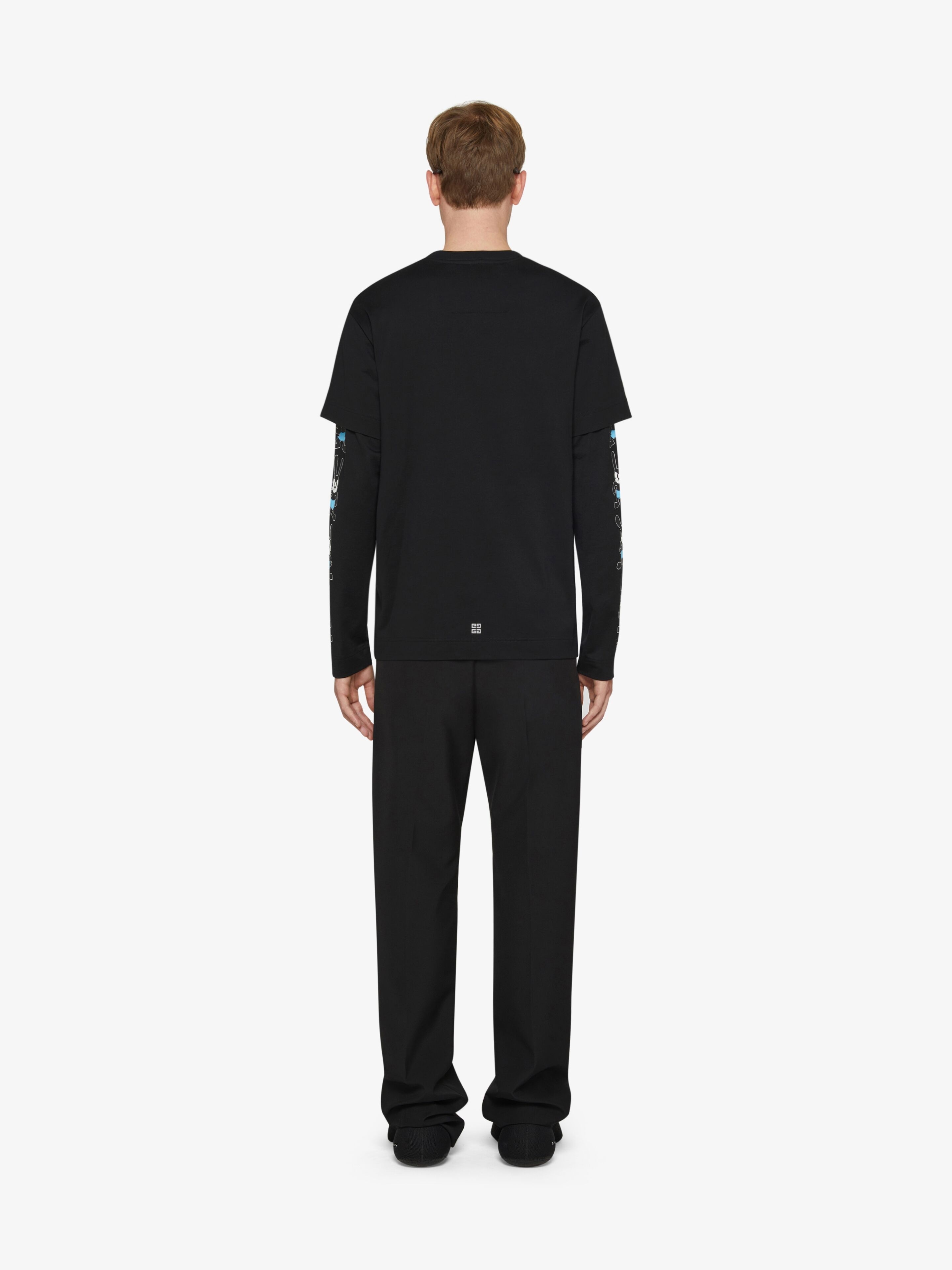 OSWALD GIVENCHY DOUBLE LAYER T-SHIRT - 4