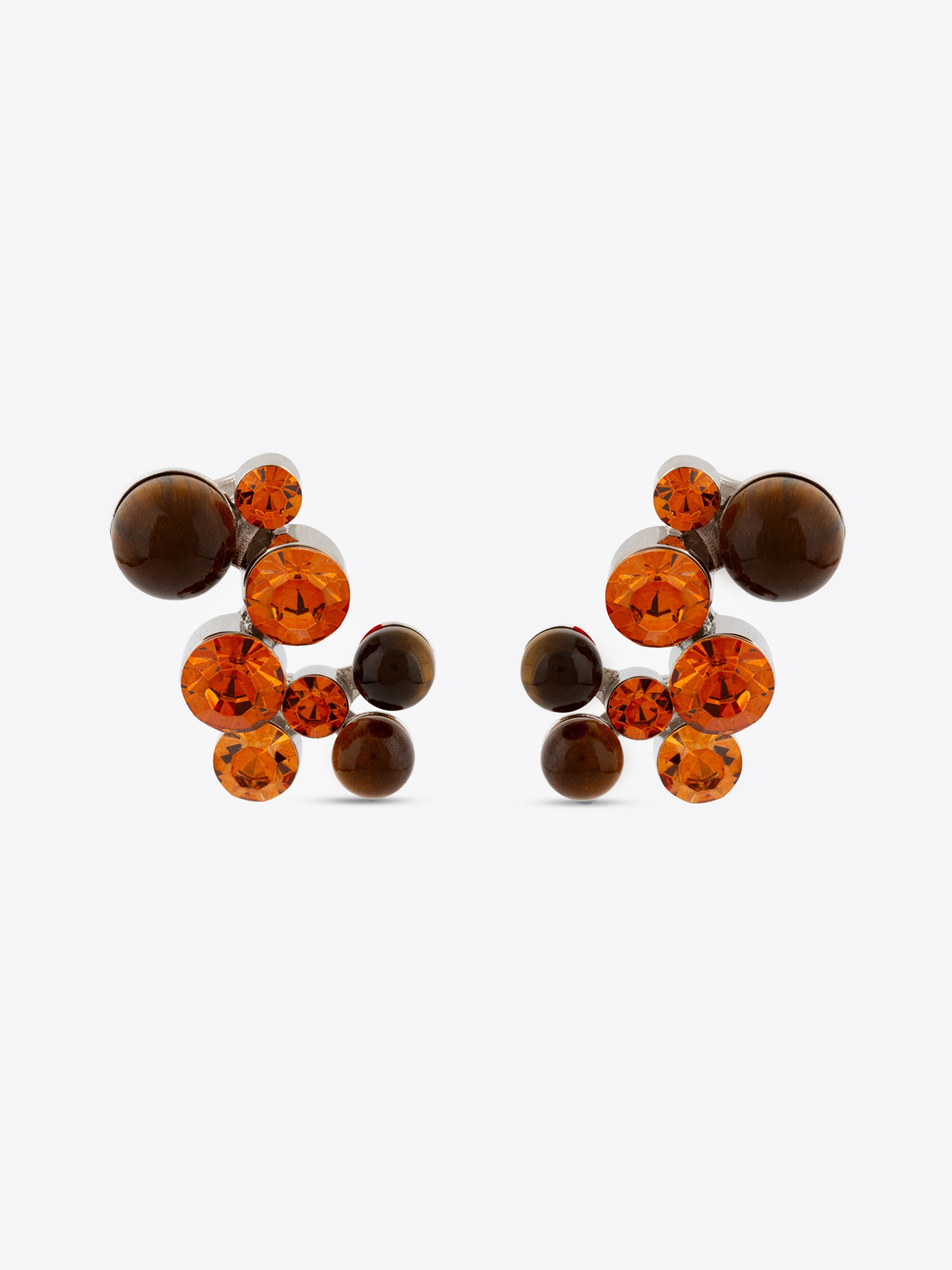 STONE PIN EARRINGS - 2
