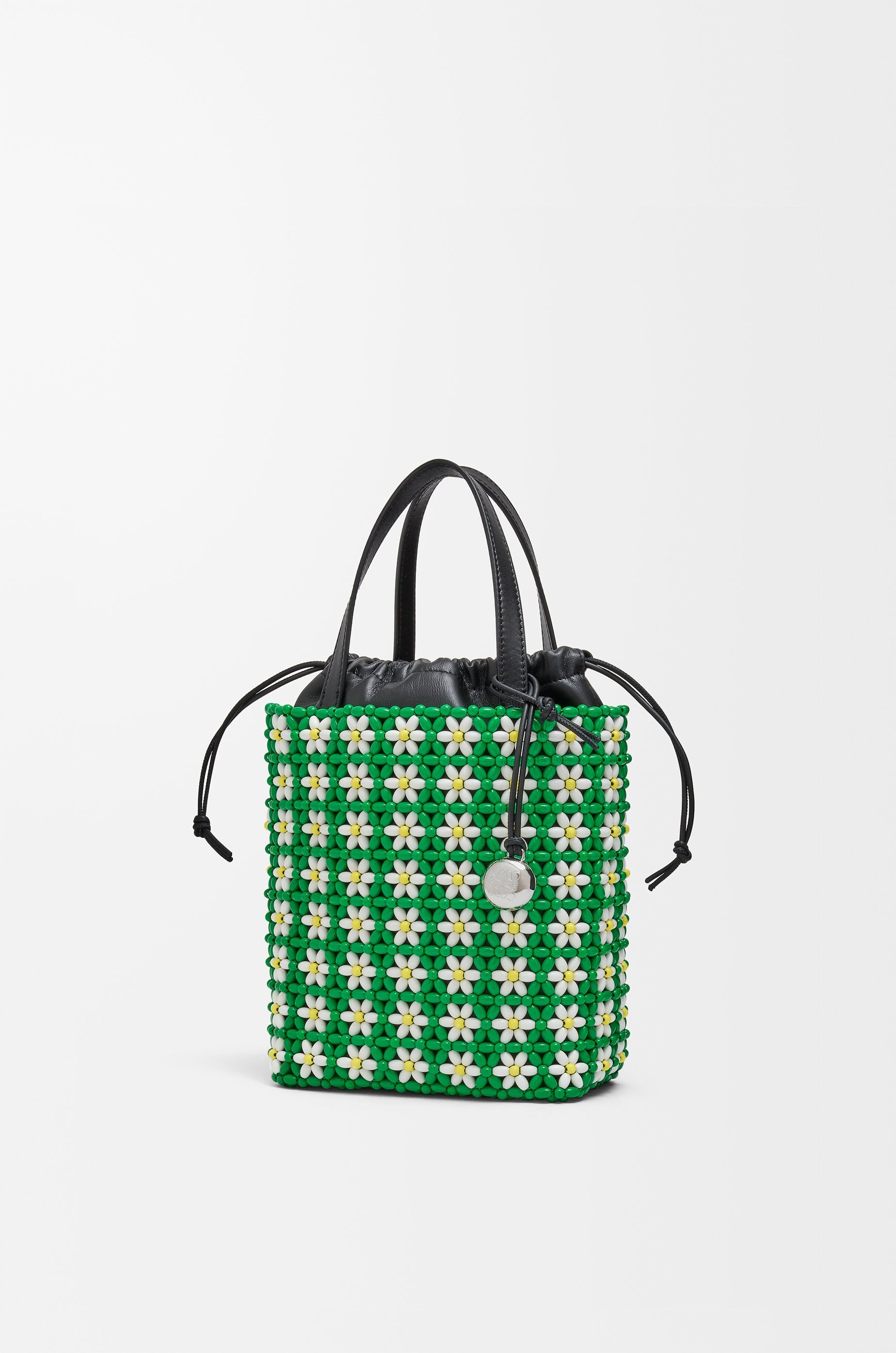 Mini tote in beads and lambskin - 4