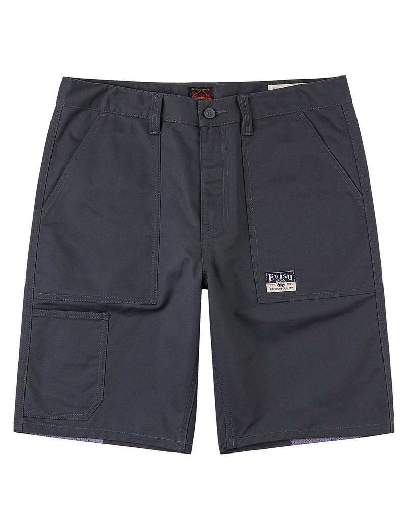 EVISU Daicock Printed Woven Shorts outlook