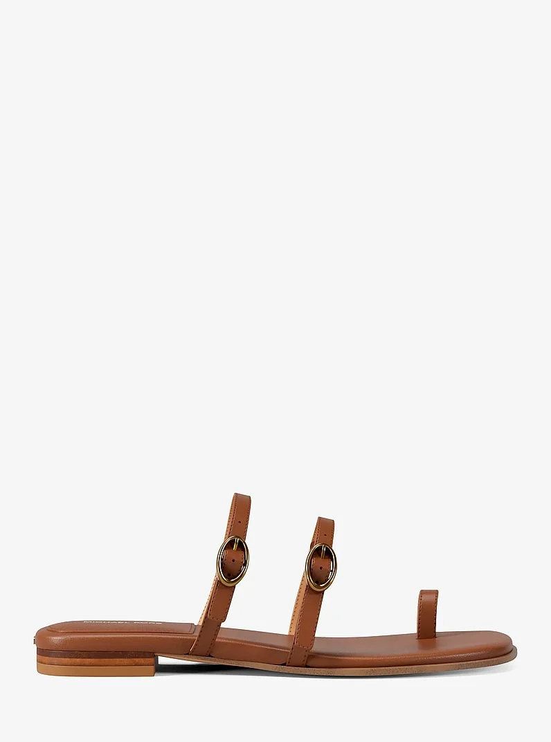 Kya Leather Flat Sandal - 1