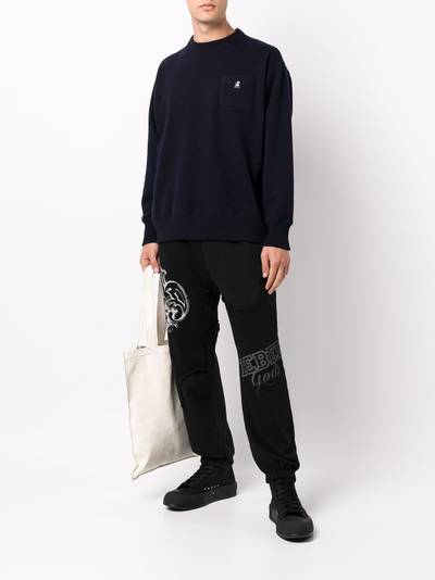 UNDERCOVER patch-detail sweatshirt outlook