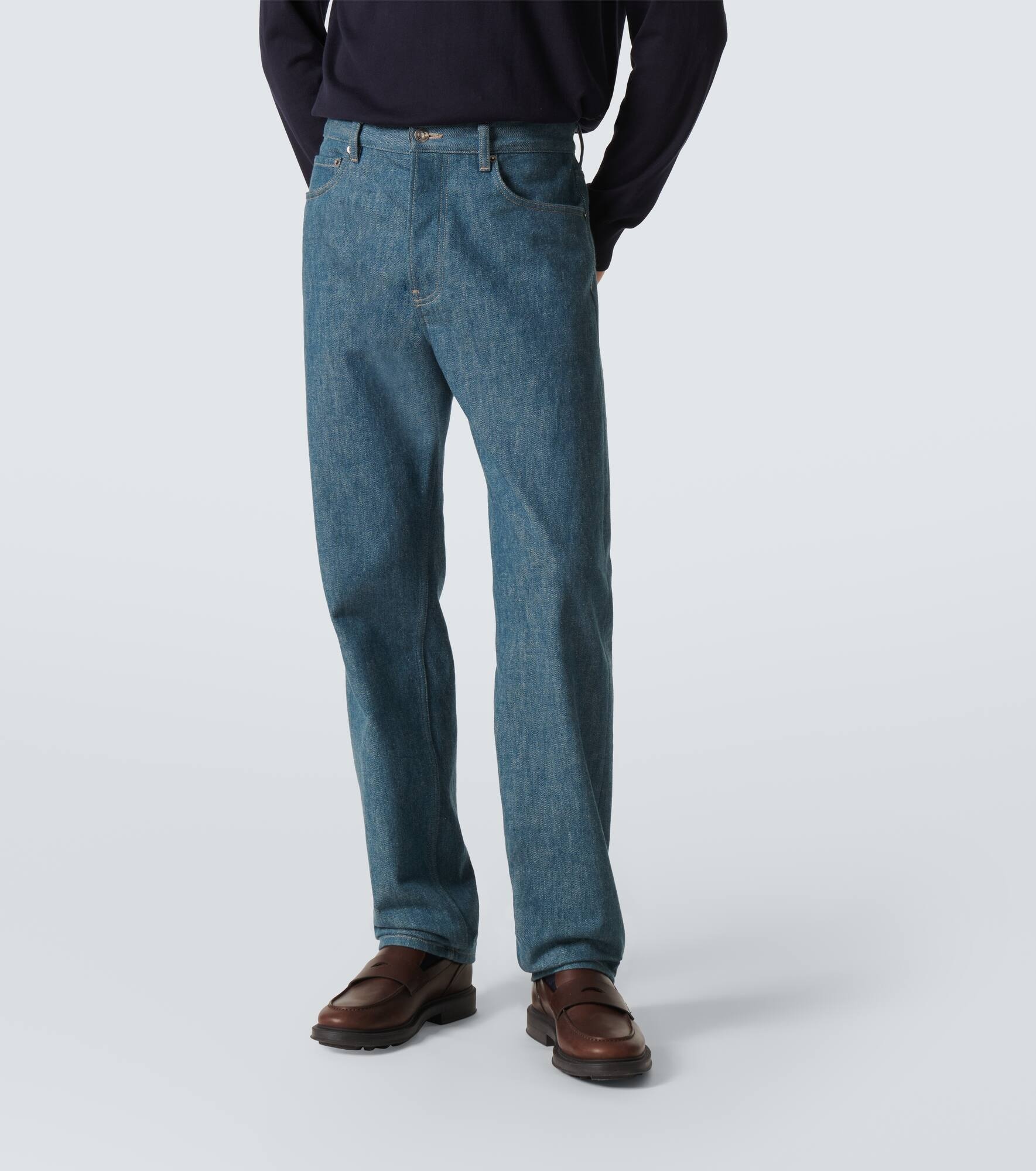 Quarona mid-rise straight jeans - 3