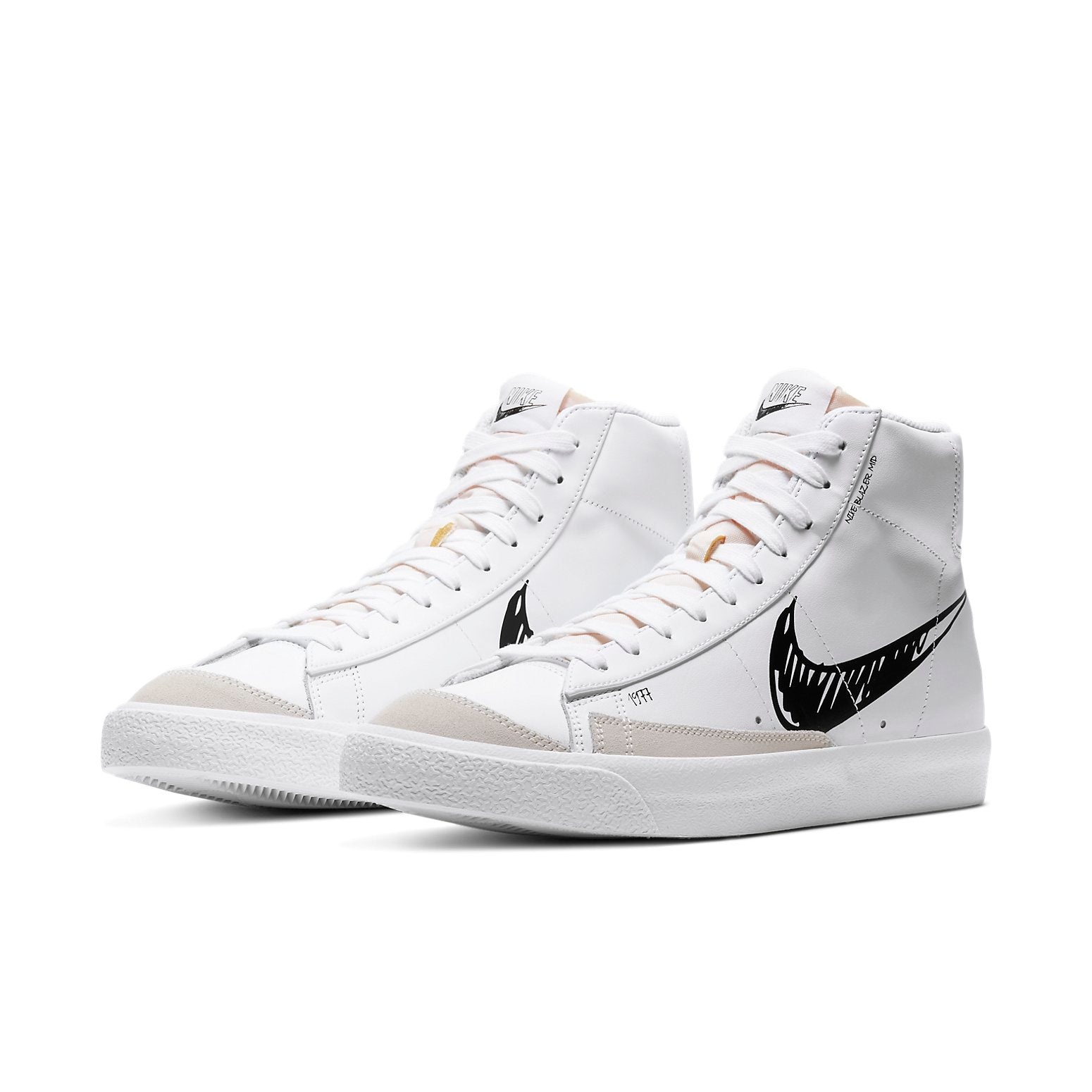 Nike Blazer Mid 77 'Sketch - Black' CW7580-101 - 3