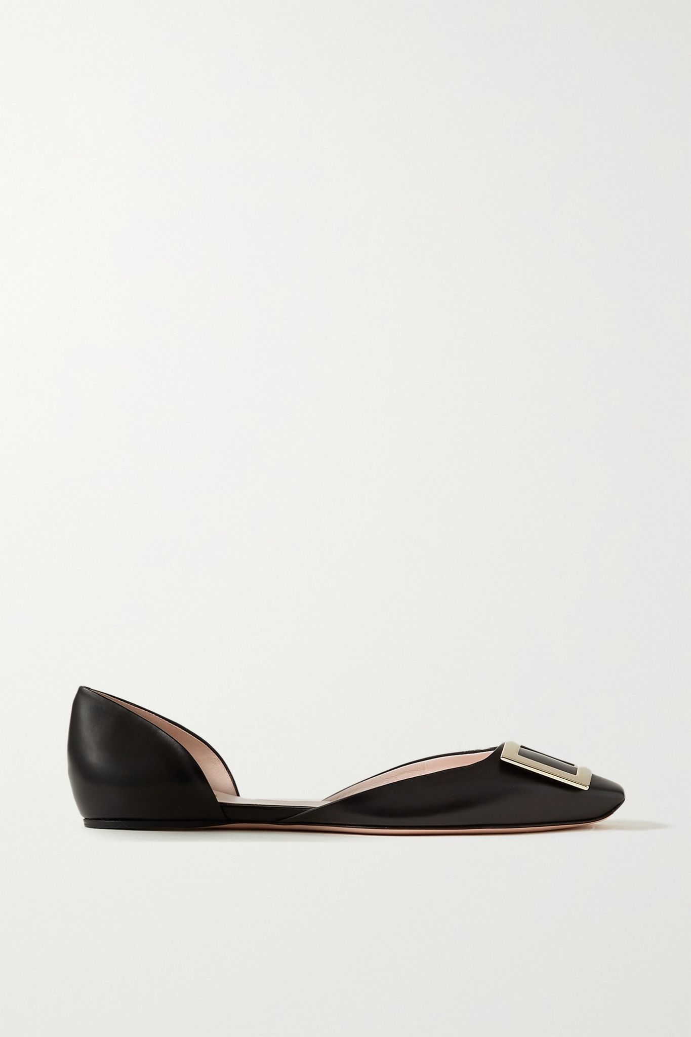 Trompette D'Orsay leather ballet flats - 1