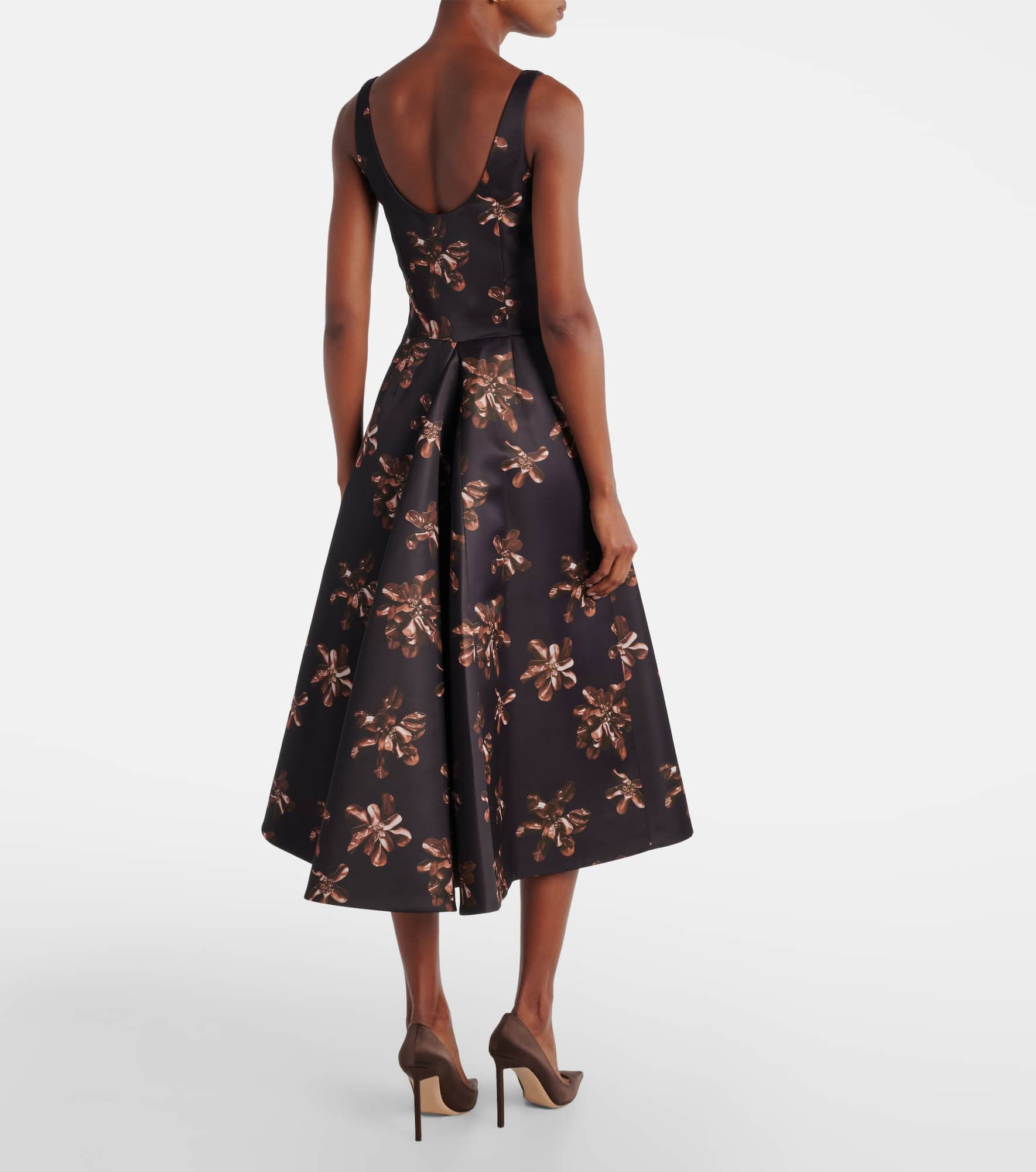 Tippi floral genzianella midi dress - 3