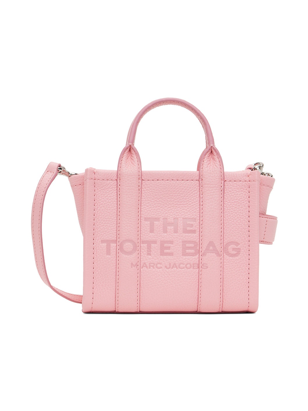 Pink 'The Leather Crossbody' Tote - 1