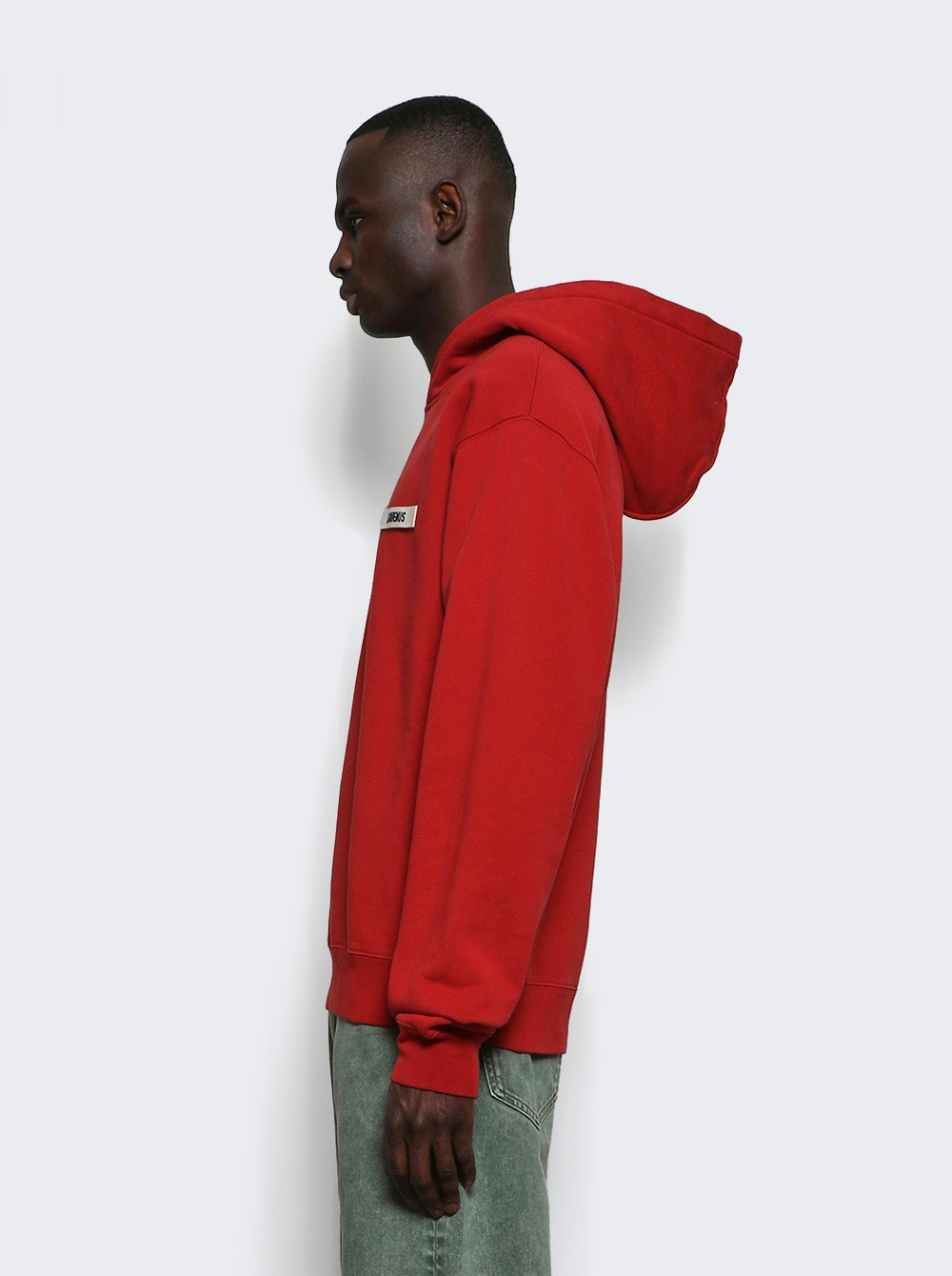 Le Hoodie Gros Grain Dark Red - 3