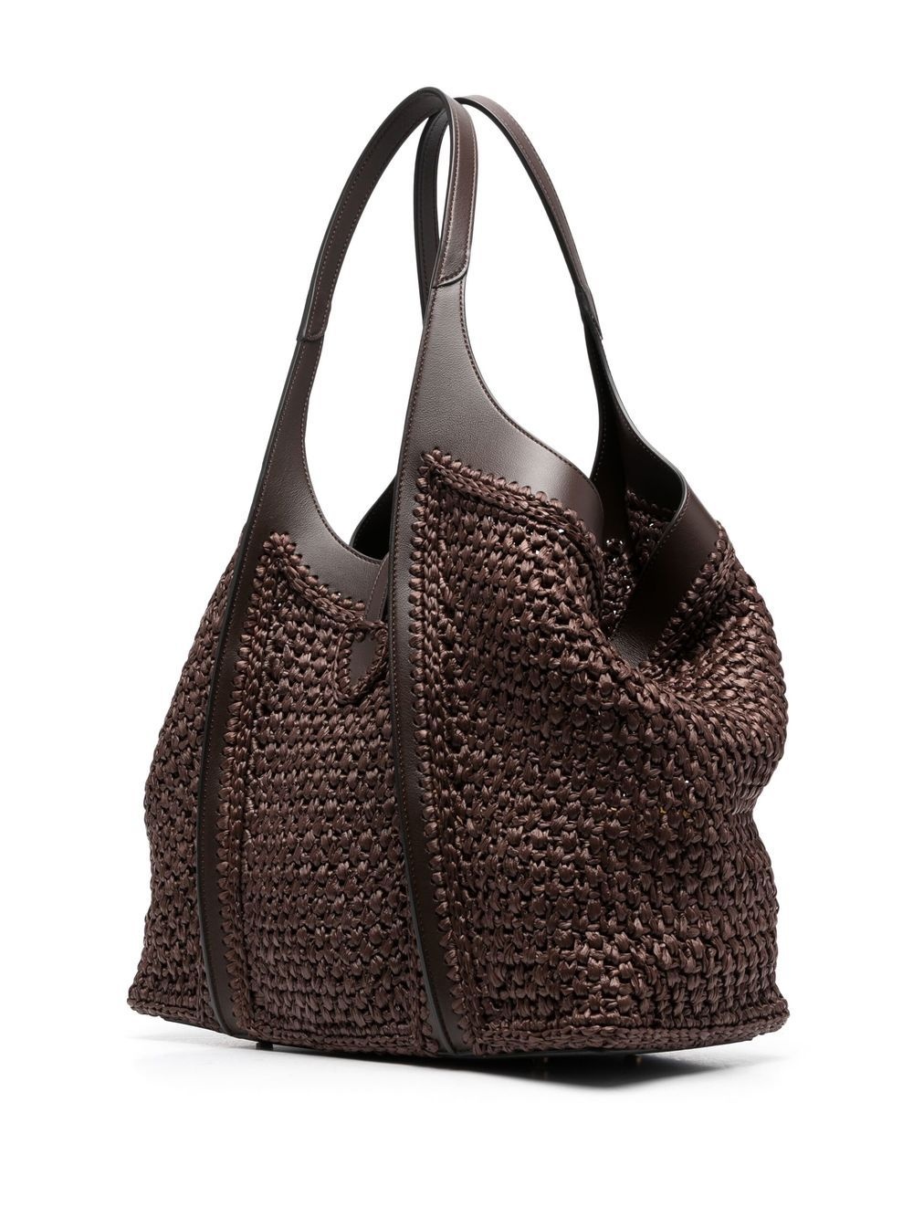 T Timeless woven tote bag - 6