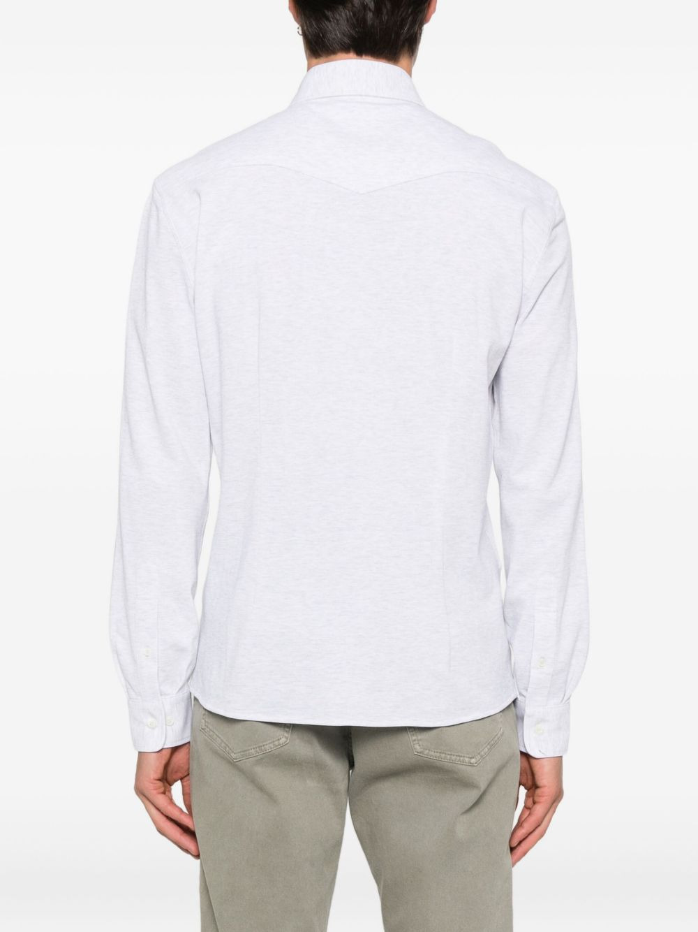 double-pocket cotton shirt - 4