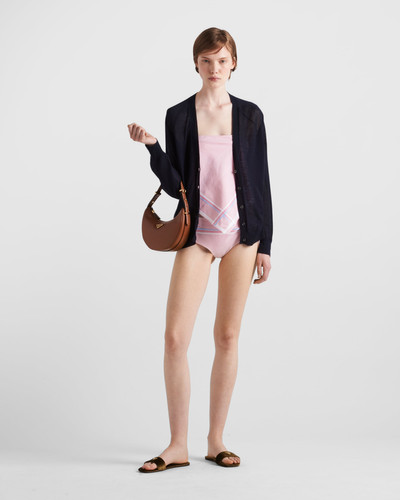 Prada Cotton bikini briefs in a check pattern outlook