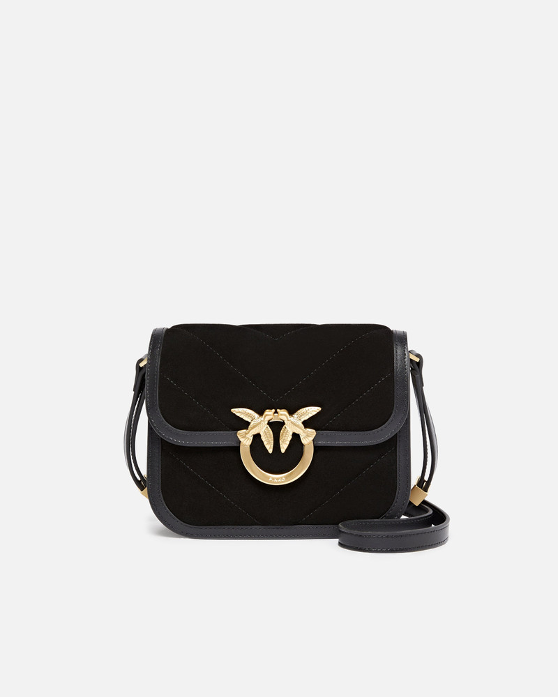 SUEDE MINI LOVE BAG BOX SHOULDER BAG 1