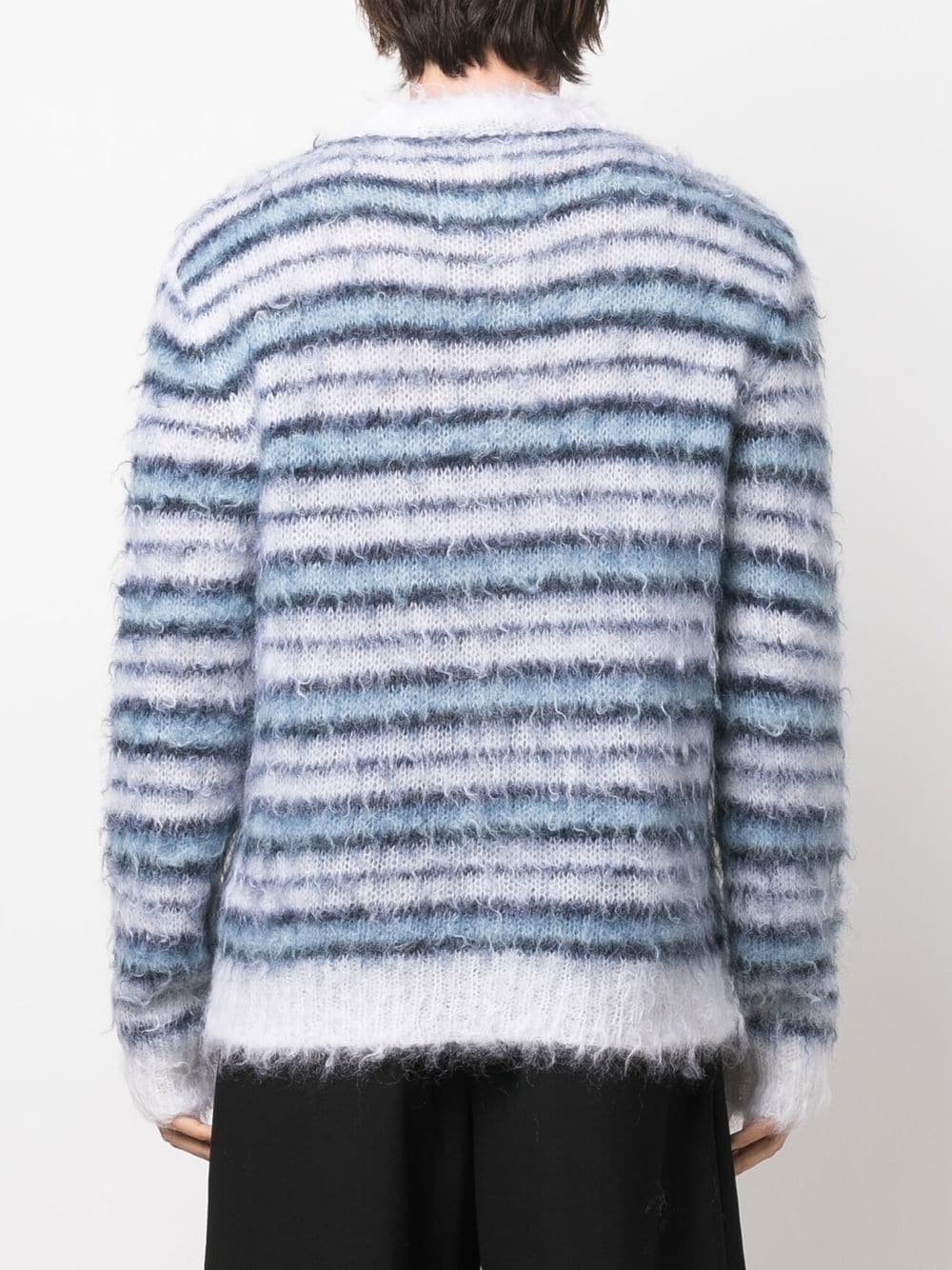 striped knitted jumper - 4