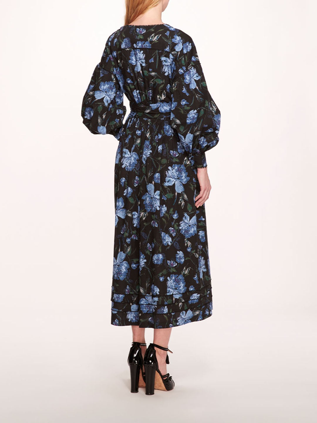 INDIGO MIDI DRESS - 3
