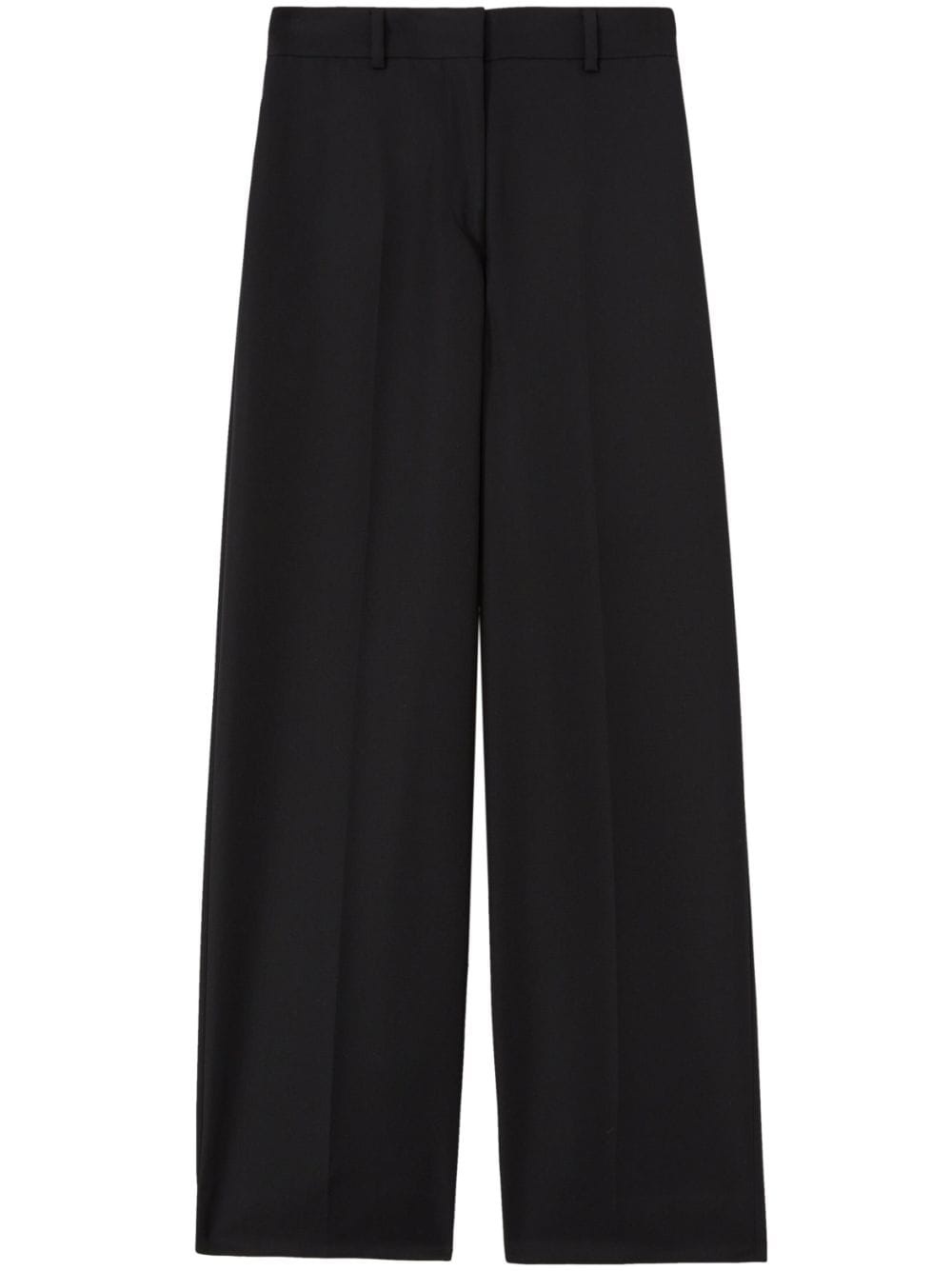 high-rise straight-leg trousers - 1