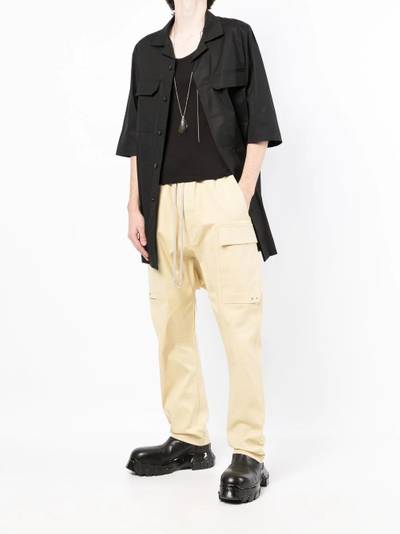 Rick Owens oversized short-sleeve shirt outlook