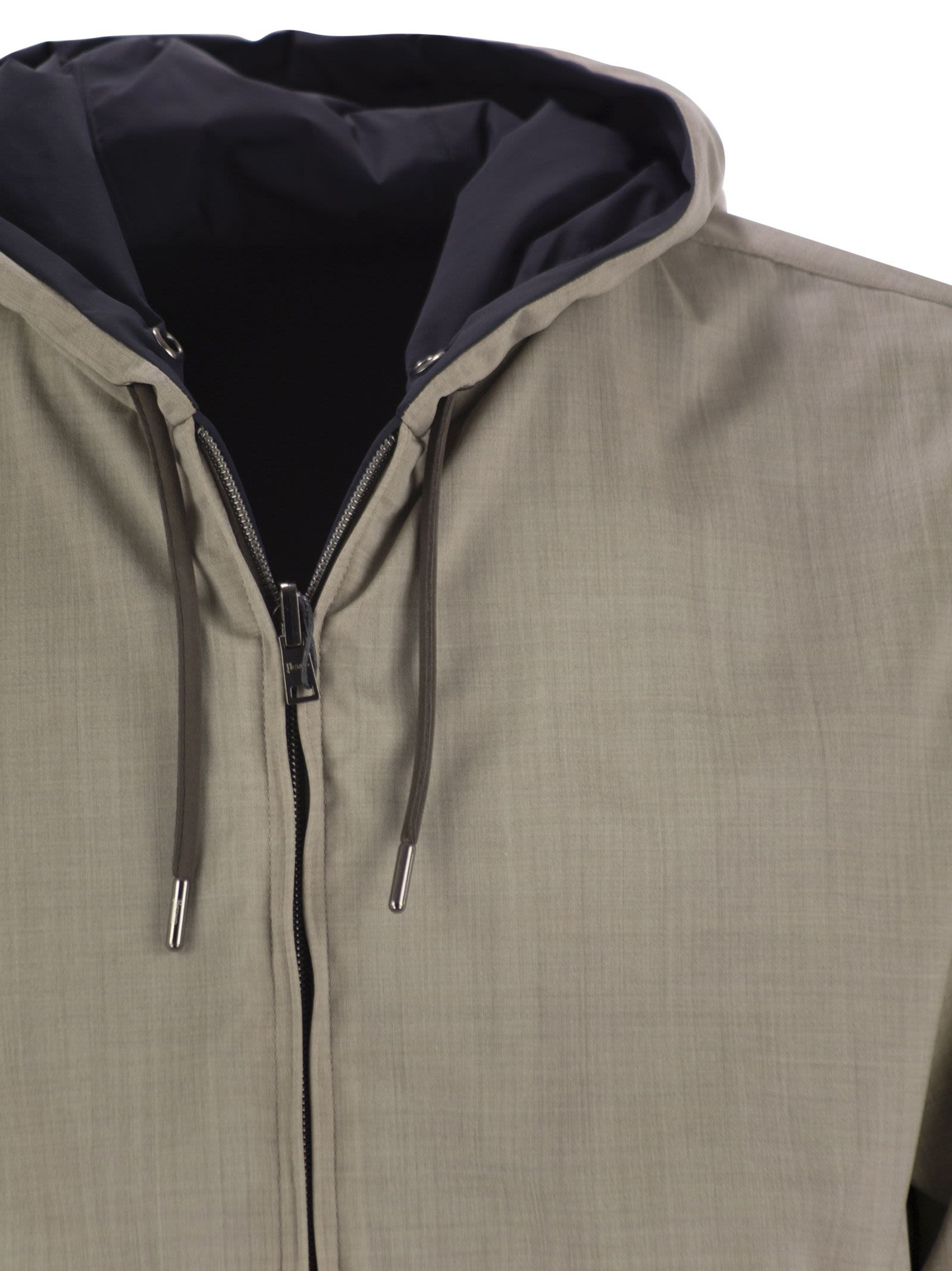 Herno Men Reversible Hooded Jacket - 4