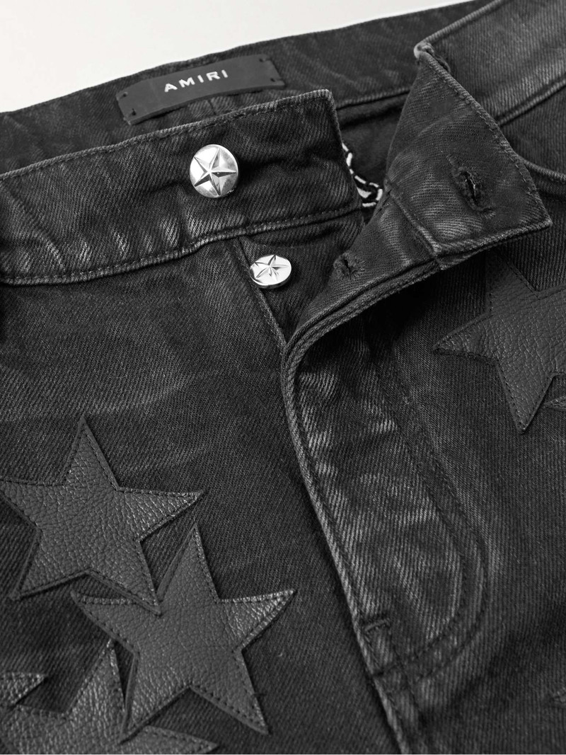 + Chemist Carpenter Straight-Leg Leather-Appliquéd Jeans 3