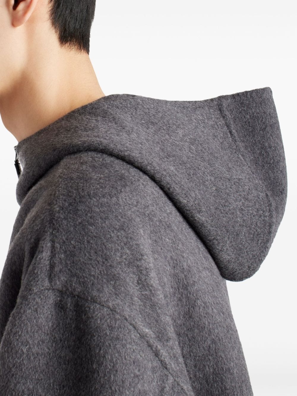 wool hoodie jacket - 4
