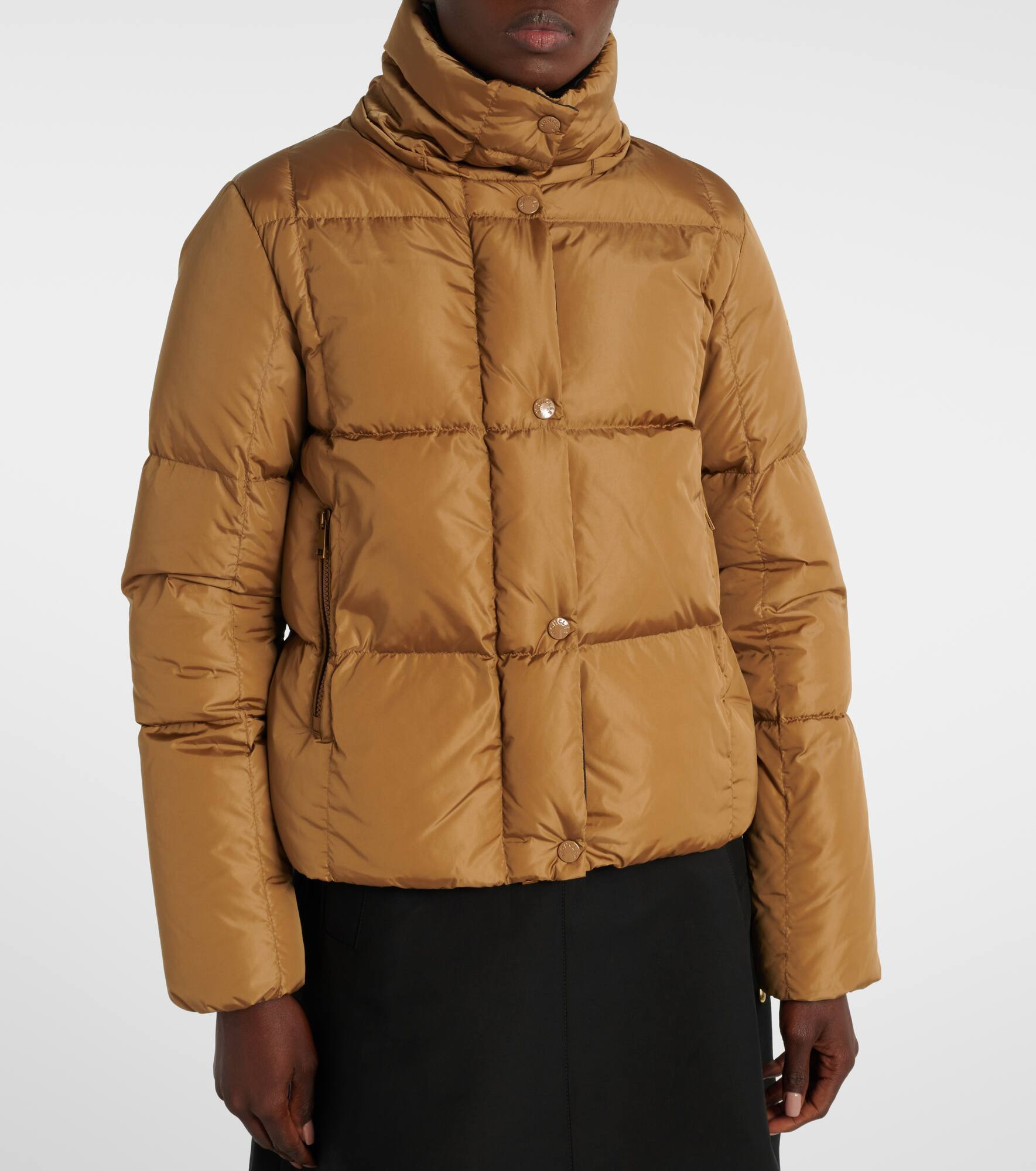 Castelnou teddy-trimmed down jacket - 6