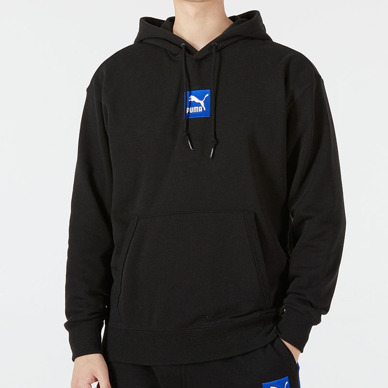 PUMA EMB Logo Hoodie 'Black' 536774-01 - 3