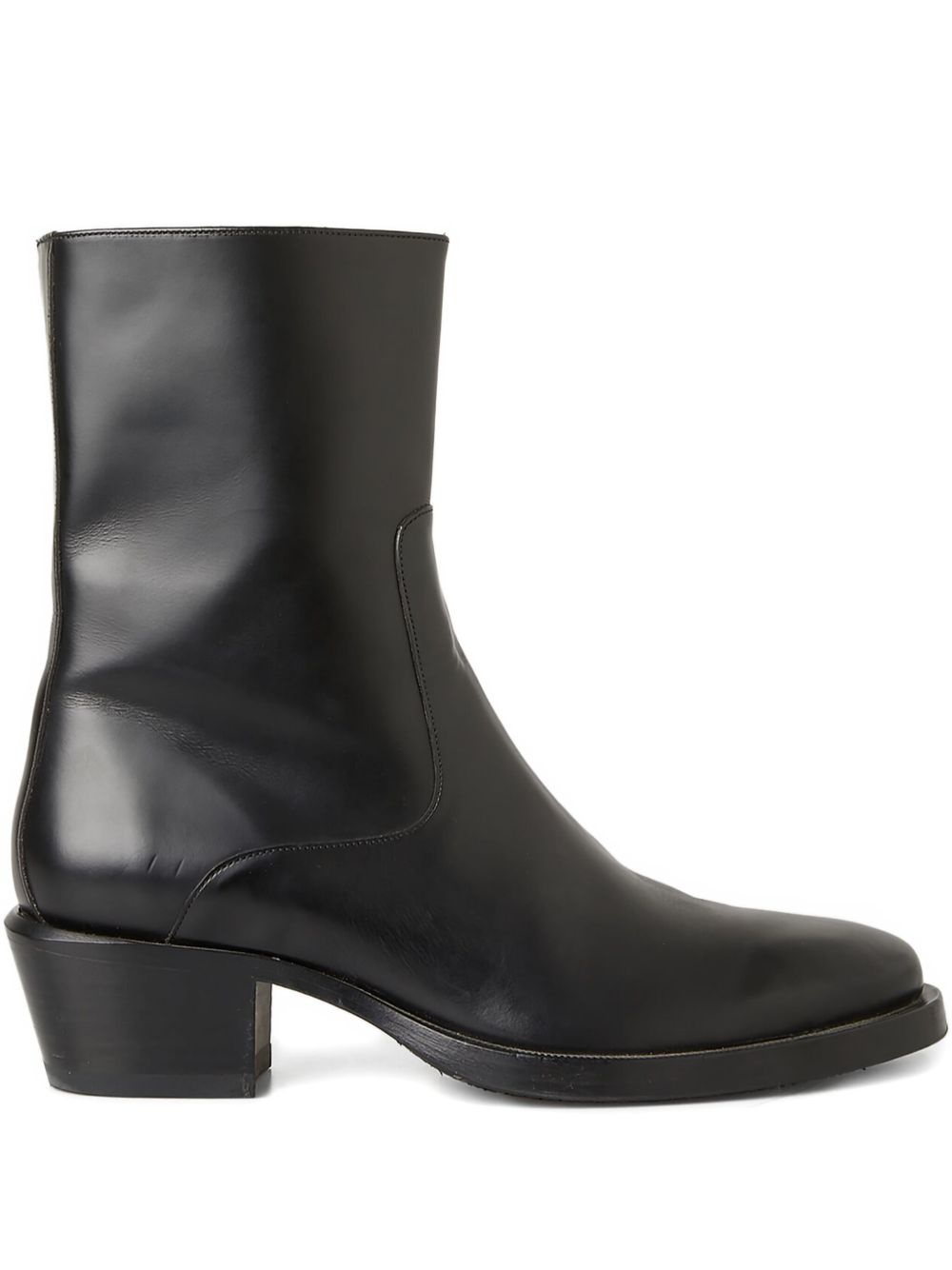 leather boots - 1